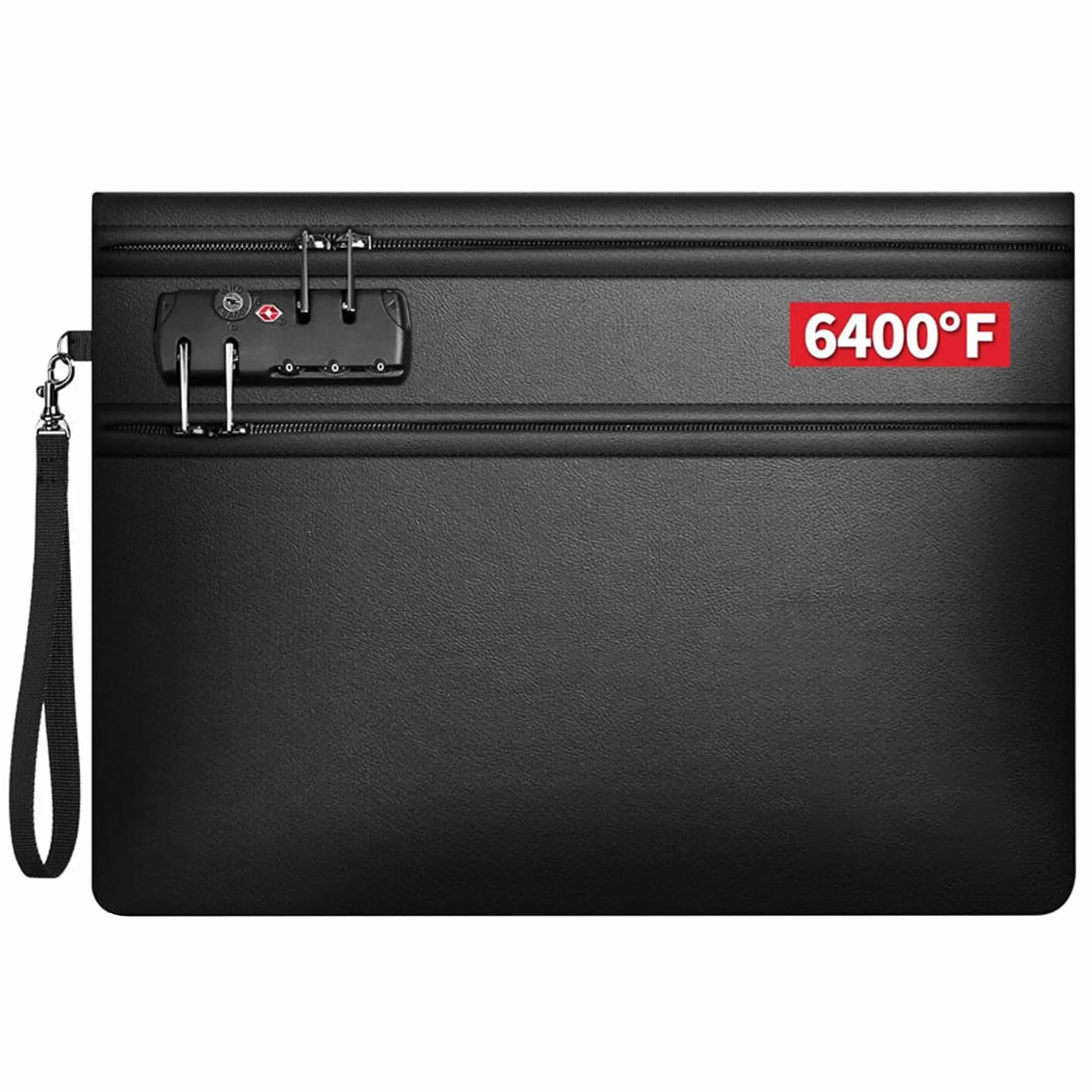 Caja Fuerte Ignifuga con Cerradura de Combinación, Bolsa Faraday Bag Grande, Caja Fuerte Pequeña, Bolsa Ignifuga y Impermeable, 12 Capas Resistente hasta 3500°C, para Efectivo, Documentos, Pasaporte
