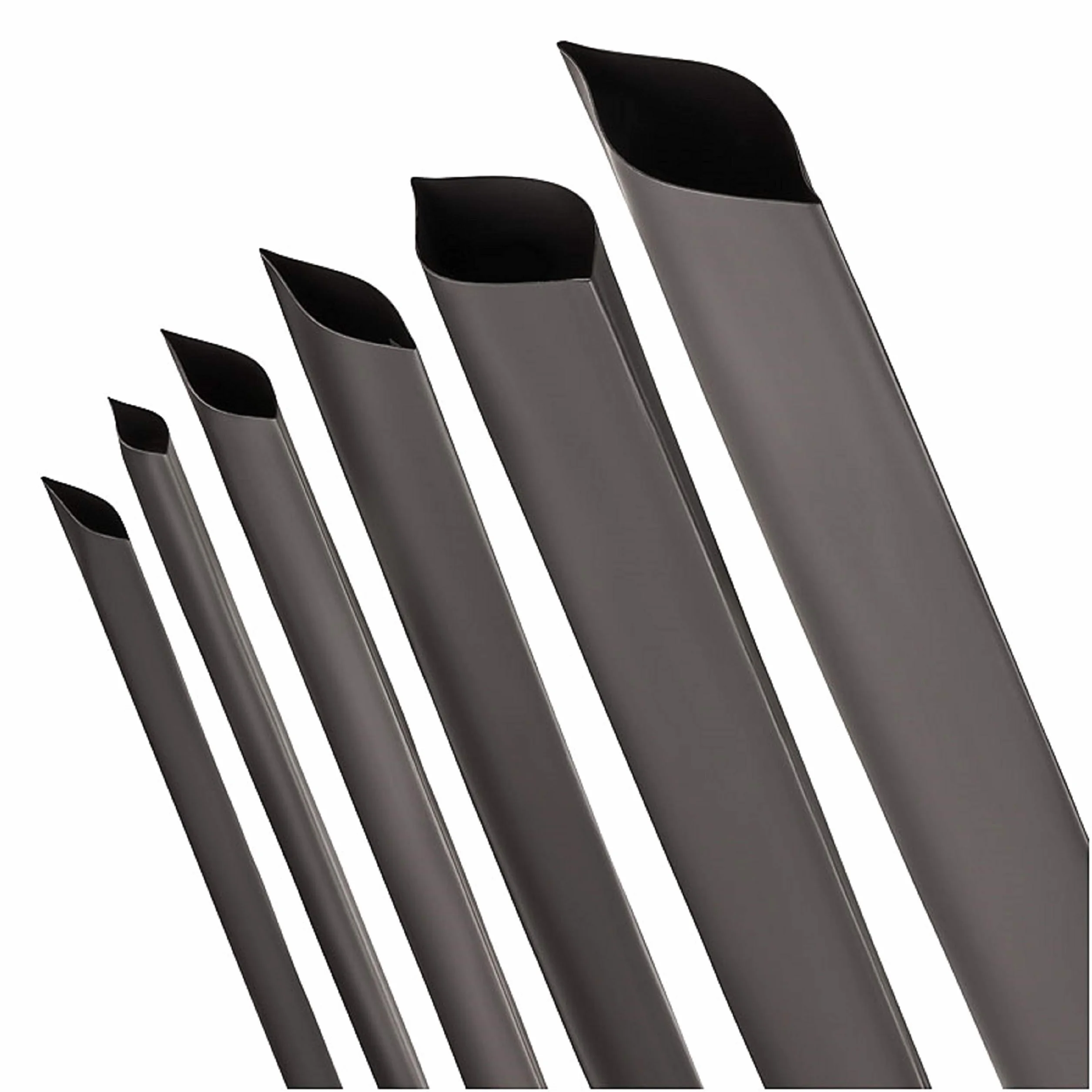 ISOLATECH Tubo Termorretráctil Ø30mm x 1m - Negro, Sin Adhesivo - Relación de Retracción 2:1 - Poliolefina - Resistente a UV y Sin Marcado - Por Metros para Aislar Cables y Conexiones Soldadas