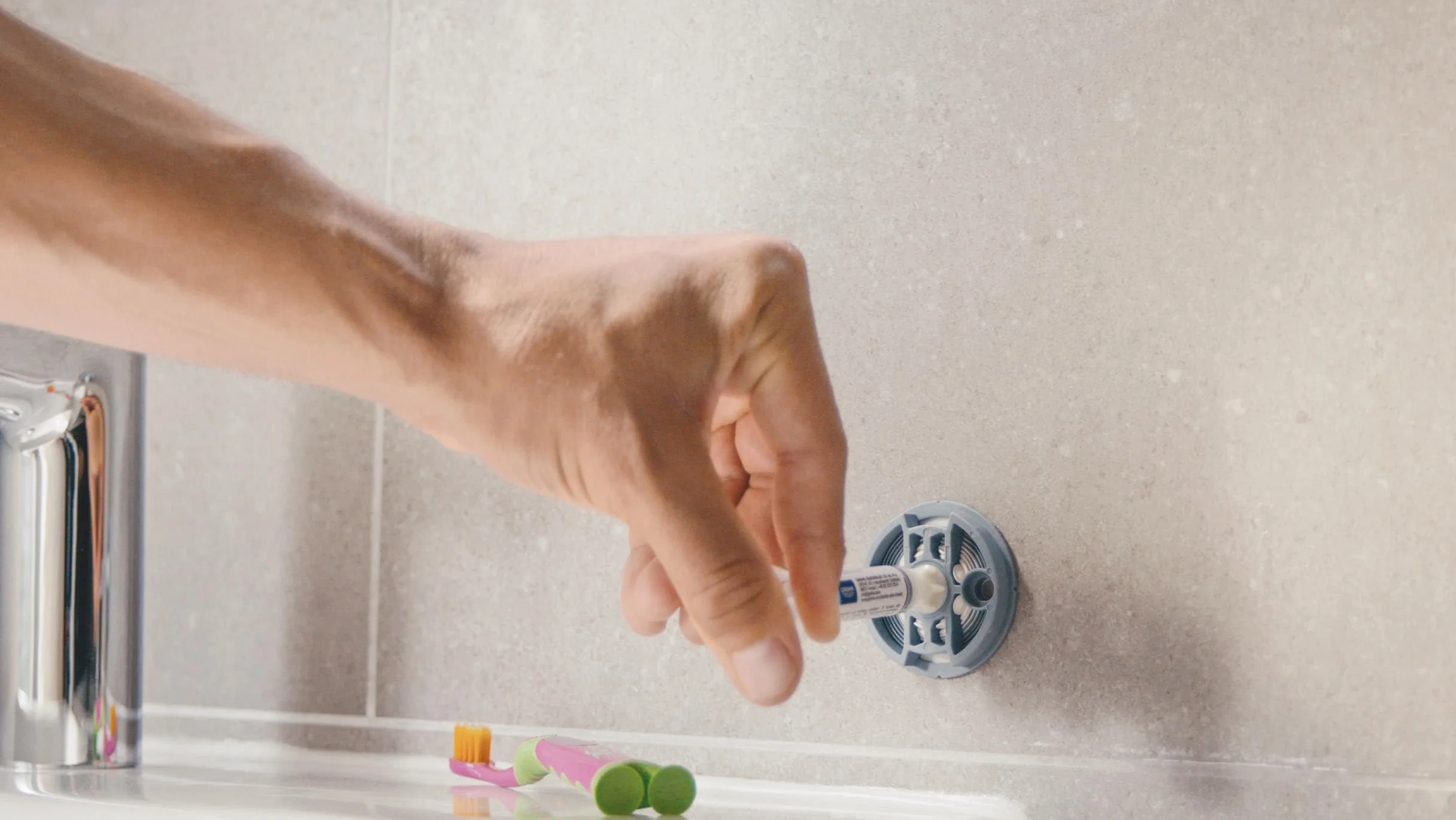 GROHE Placa de montaje de repuesto para taladrar o pegar para accesorios de baño GROHE Quickfix 40917000