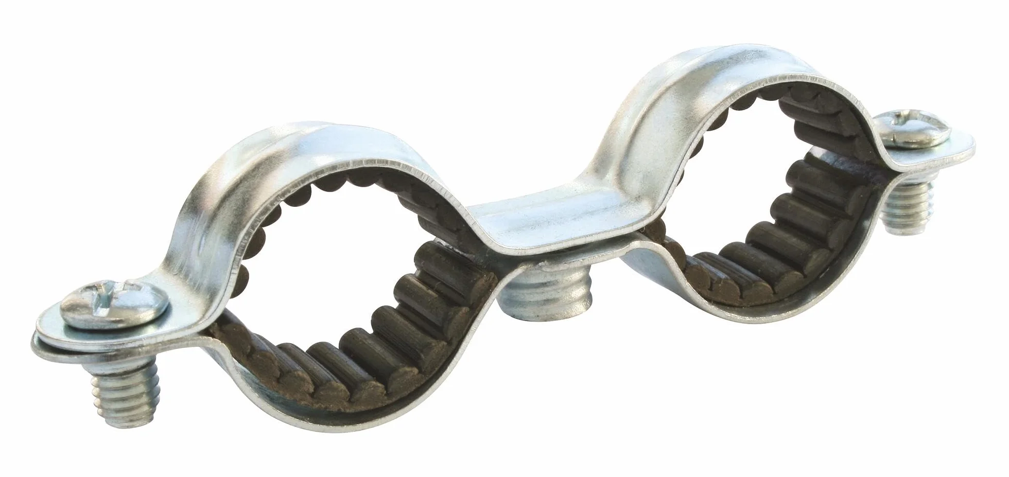 SOMATHERM FOR YOU - tubo de doble anillo de Ø16 (x10) - acero niquelado