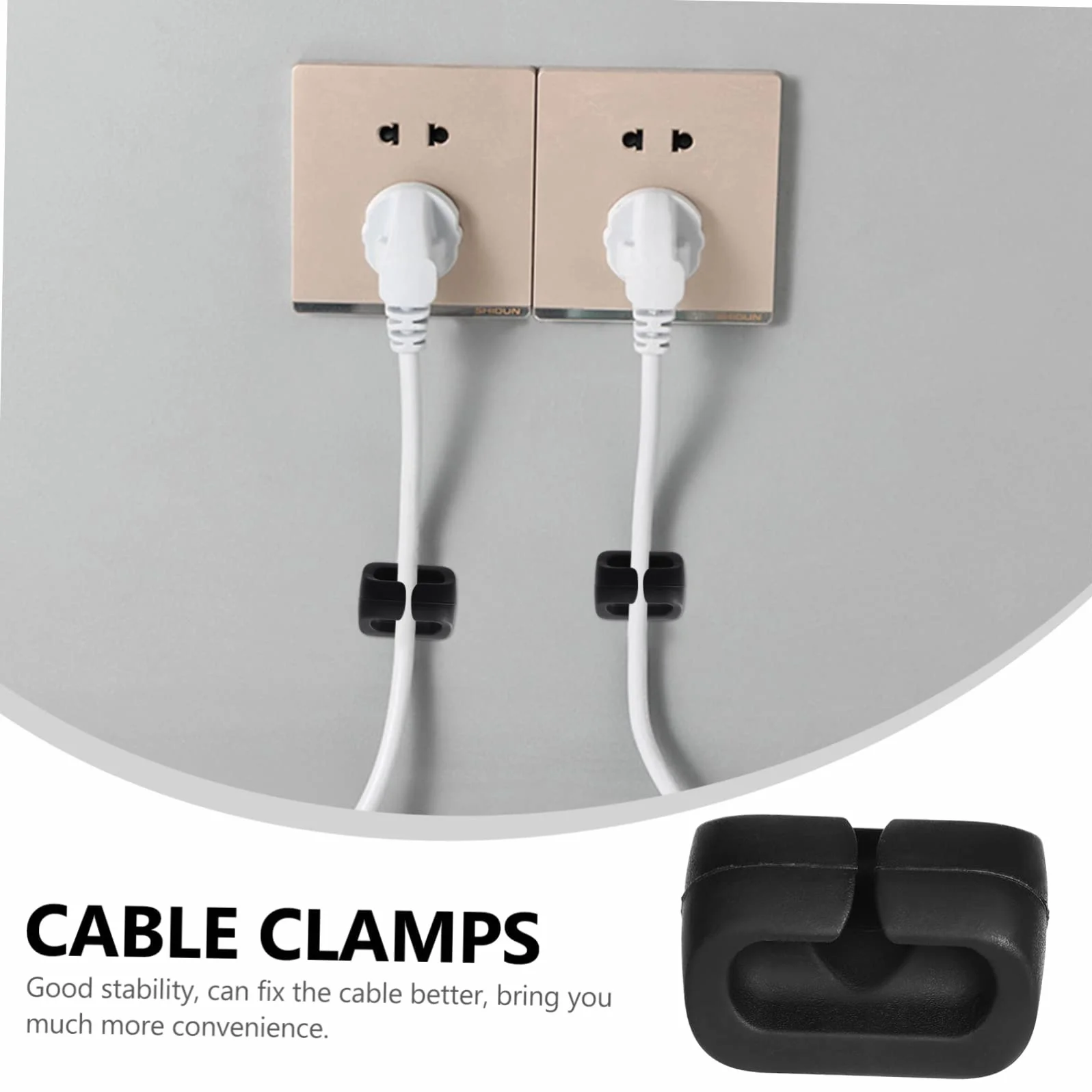Hemobllo 5 Juegos De Clips Magnéticos Para Cables Organizadores De Cables Adhesivos Para Escritorio Mesa Hogar Y Oficina 12 Unidades X 5