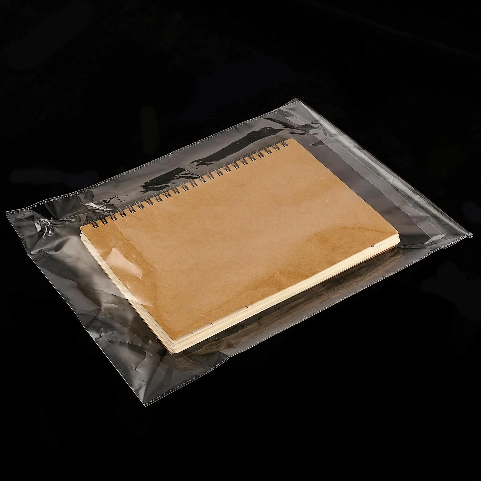 500 bolsas autoadhesivas transparentes A4 de 22 x 34 cm, bolsas de celofán A4 resellables, bolsas de plástico OPP autosellantes para almacenamiento de ropa, tarjetas, sobres e imágenes