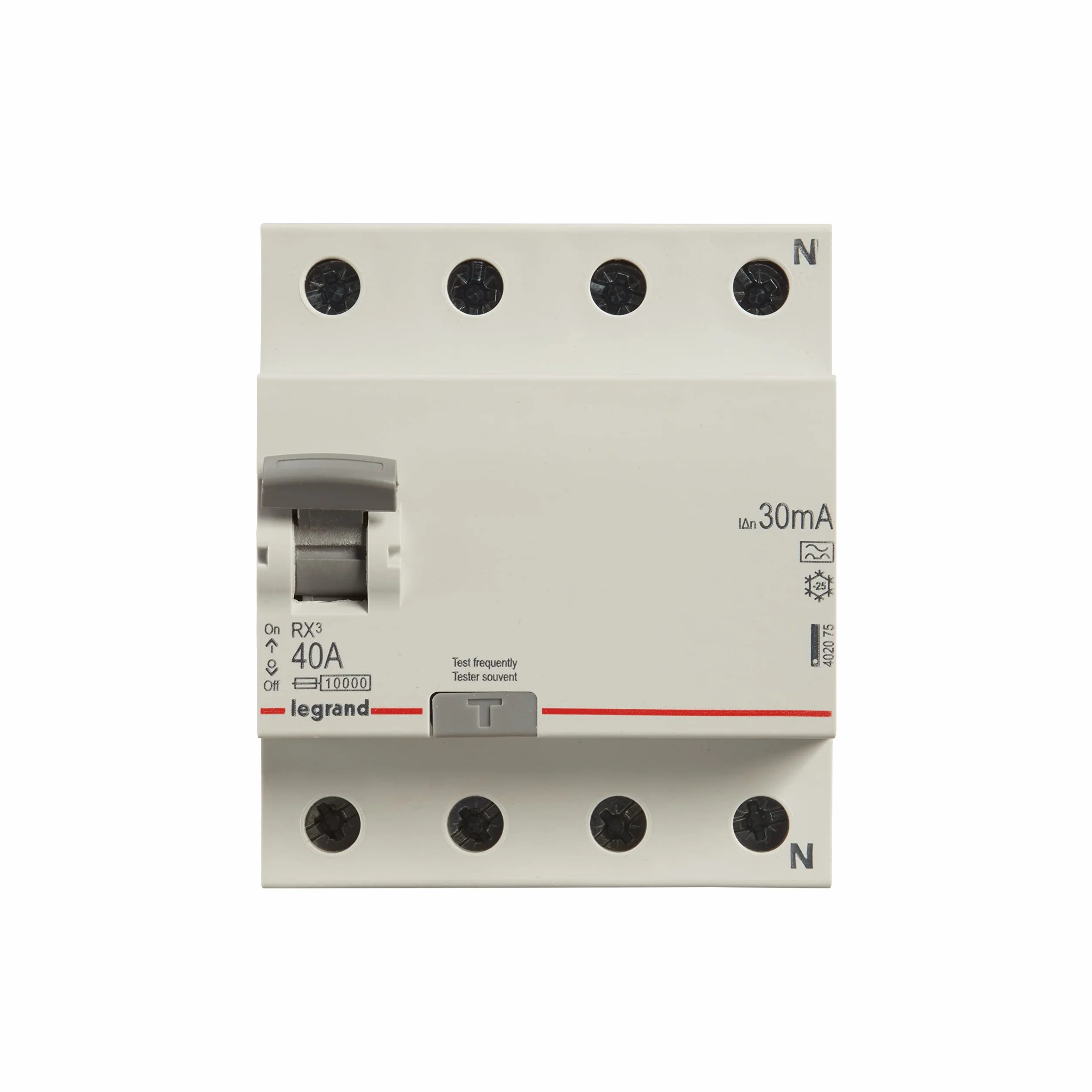 LEGRAND, 402075 - Disyuntor de corriente residual (40 A, 30 mA)