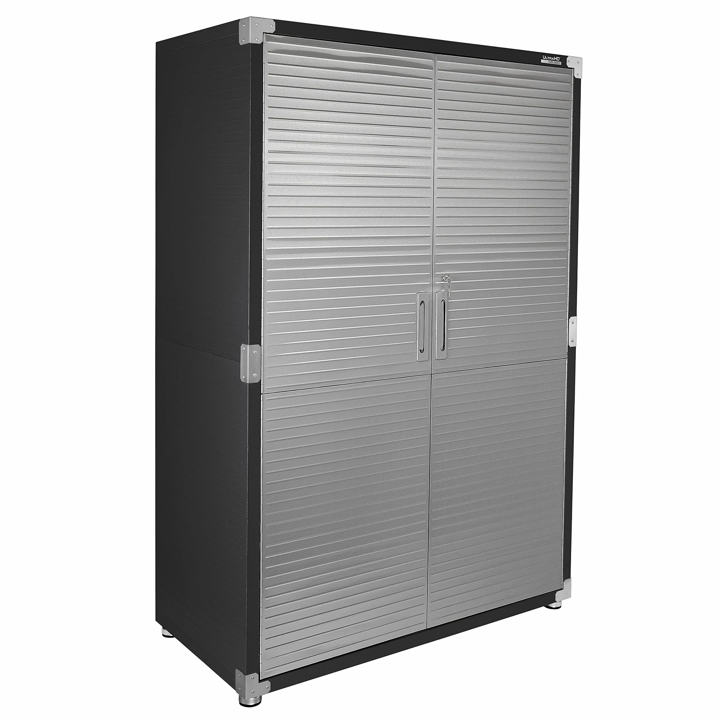 Seville Classics UltraHD Mega Gabinete de Almacenamiento 121,9 x 60,9 x 182,9 cm Grafito