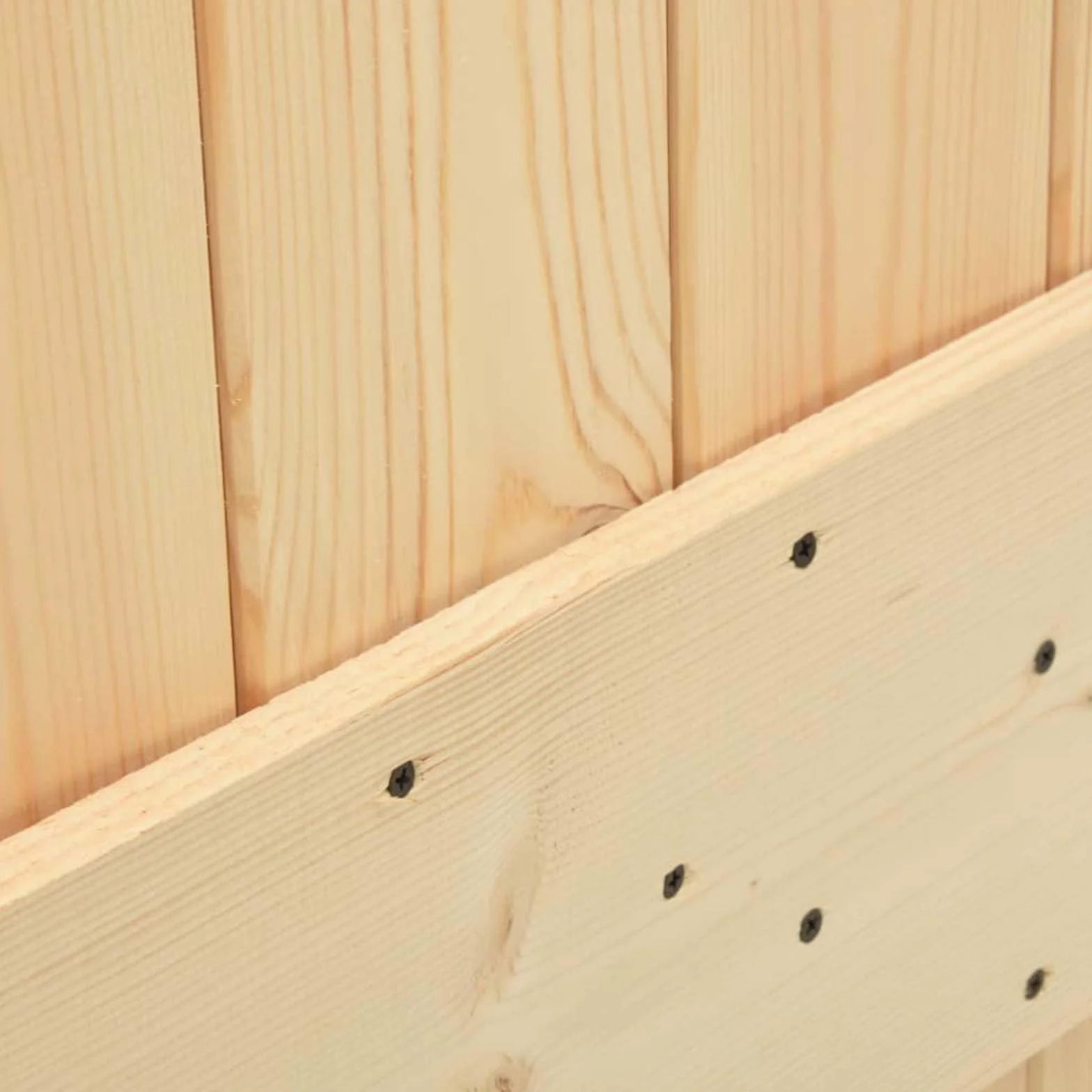 vidaXL Puerta Narvik Natural 90 x 210 cm Madera de Pino Sólido, Puerta Rectangular Moderna, Interior de Pino, Ahorra Espacio, Separador Contemporáneo de Habitaciones, Diseño Funcional