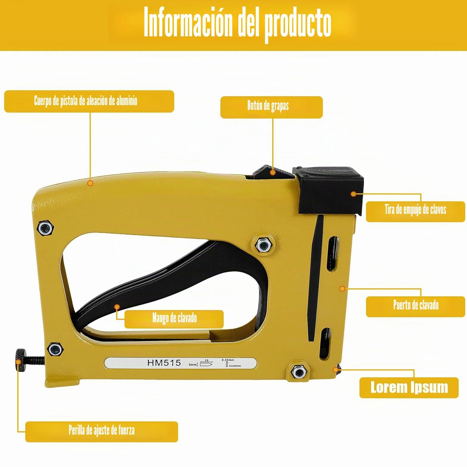 Herramienta de marco de mano con 1000 grapas ajustables para enmarcar fotos, pistola ligera para fijar piezas traseras de marcos