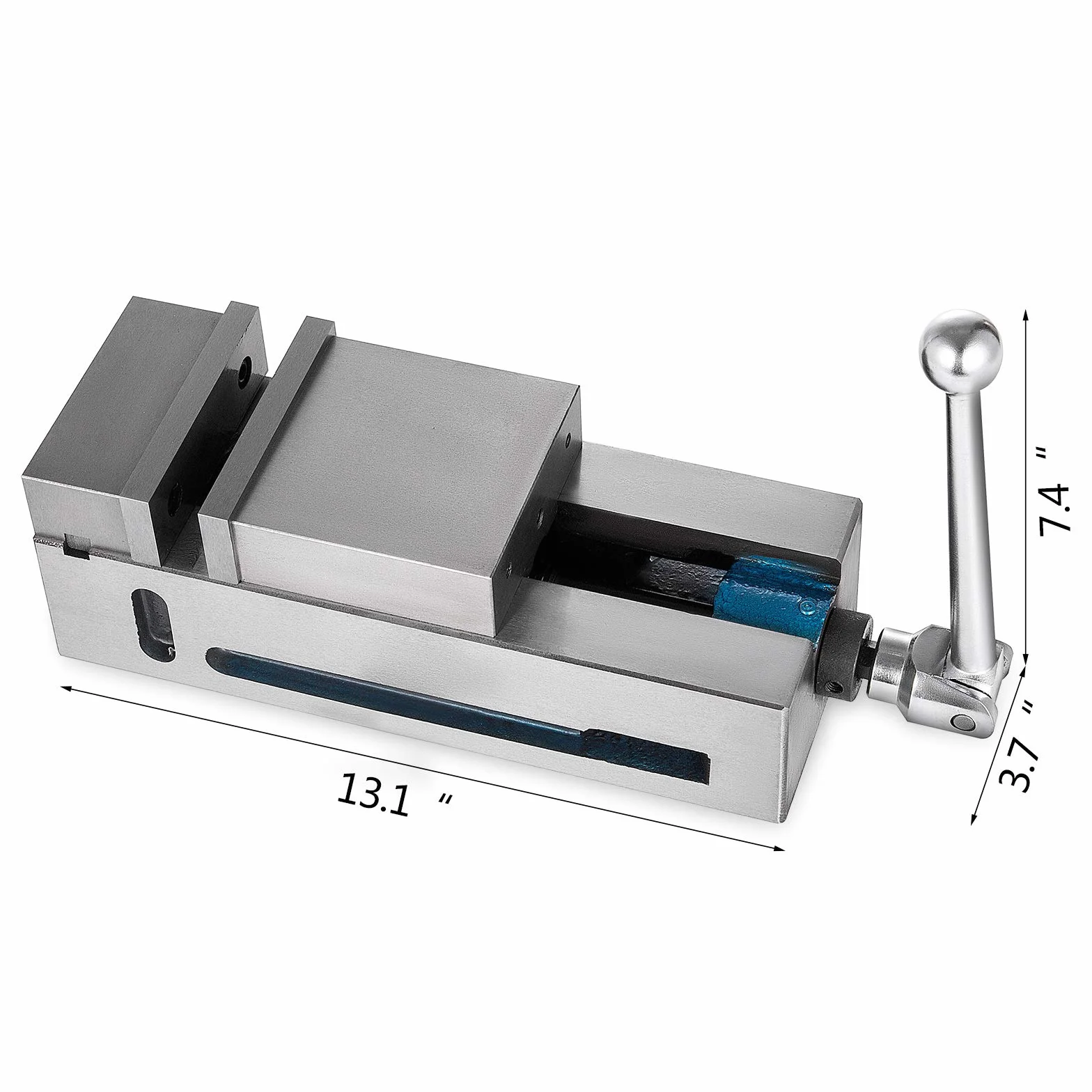 VEVOR Tornillo de mesa 4 "100mm tornillo de fresado mandíbula taladro de columna impermeable CNC fresadora vice alta precisión CNC tornillo de banco Ben