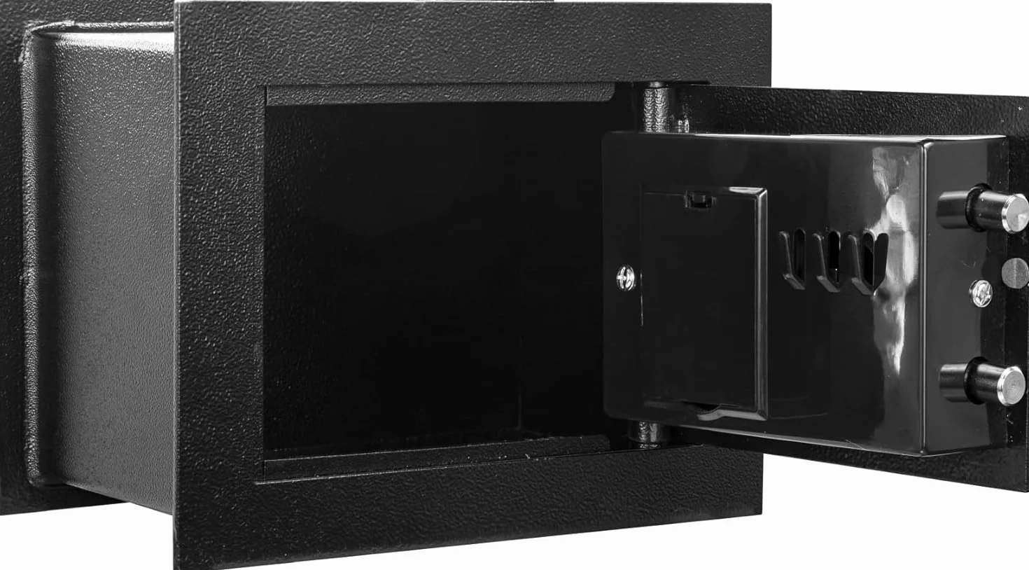 Genie Hand | Caja Fuerte de Empotrar Electrónica de Seguridad con Llave y Cerradura B-Class - Anti Bounce Technology