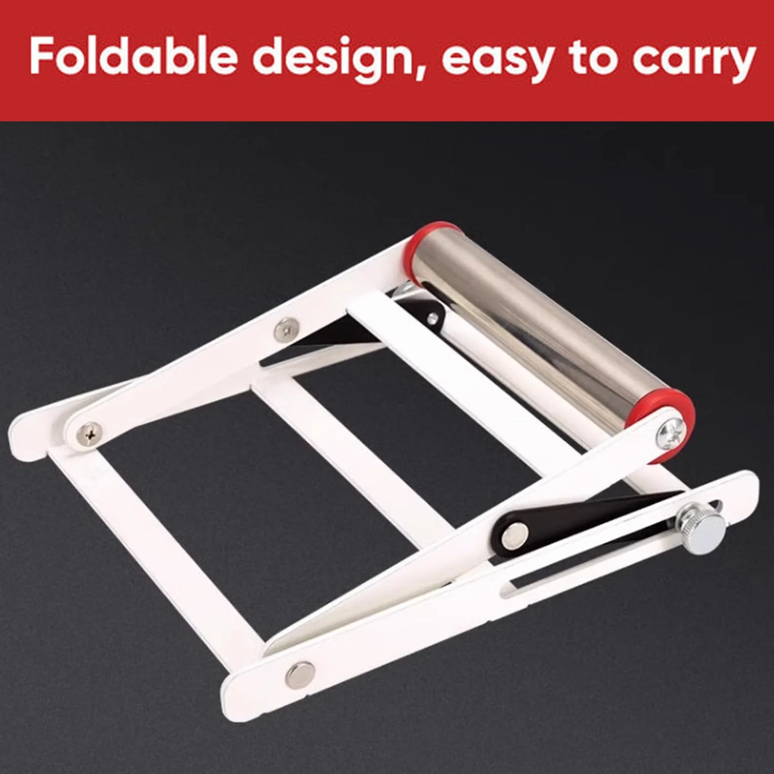Ausla Marco Soporte para Cortadora Acero Inoxidable Ajustable Plegable 2 Piezas