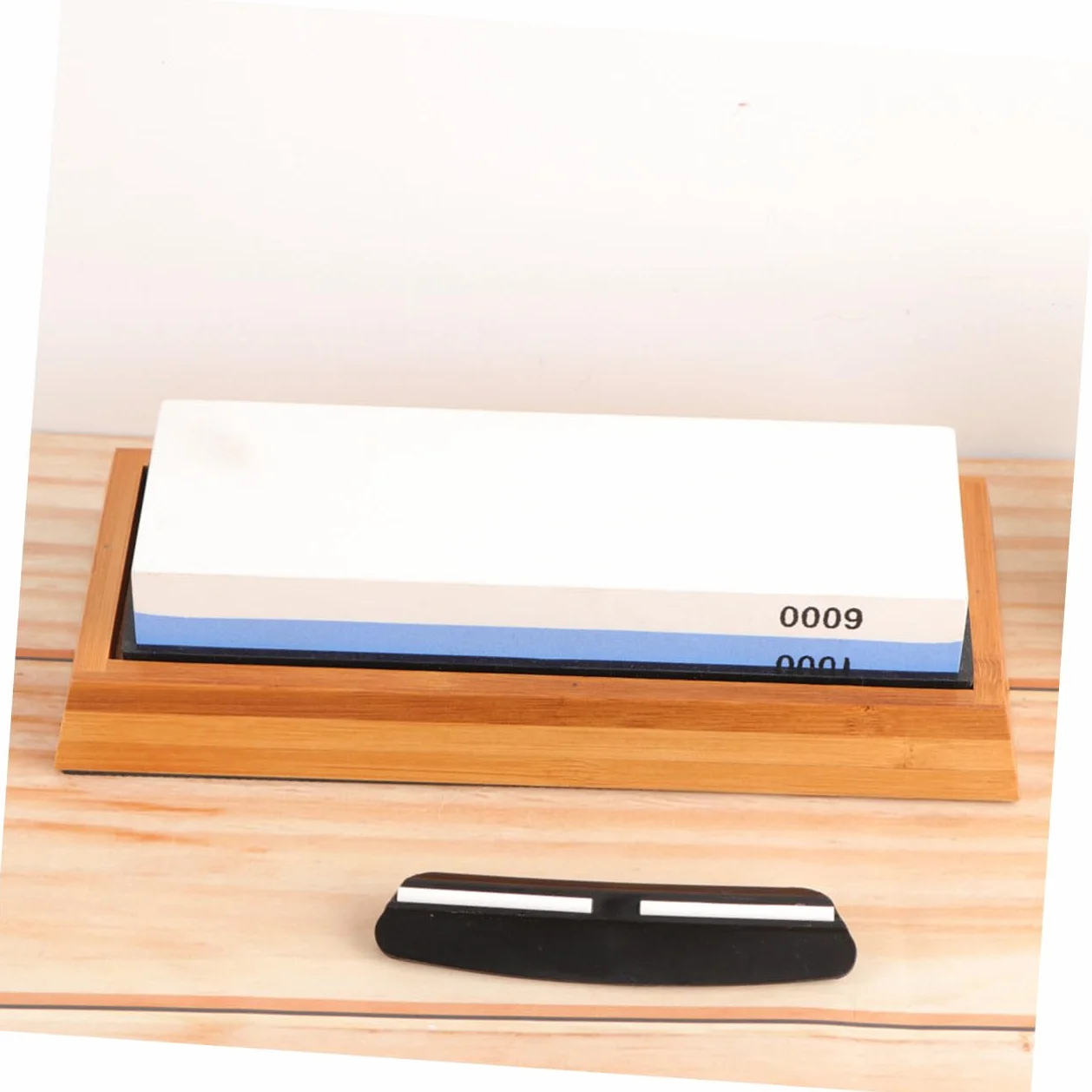Piedra de Afilar de Doble Cara 1000/6000 Grano para Cuchillos | Whetstone, Base Antideslizante y Resistente al Calor, Uso Doméstico y Profesional