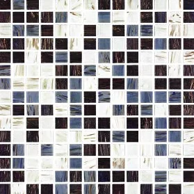 Mod. Piedra. Mosaico vítreo veteado en 2x2cm. Mallas de 30x30cm. para Piscinas, baños o Decoraciones.