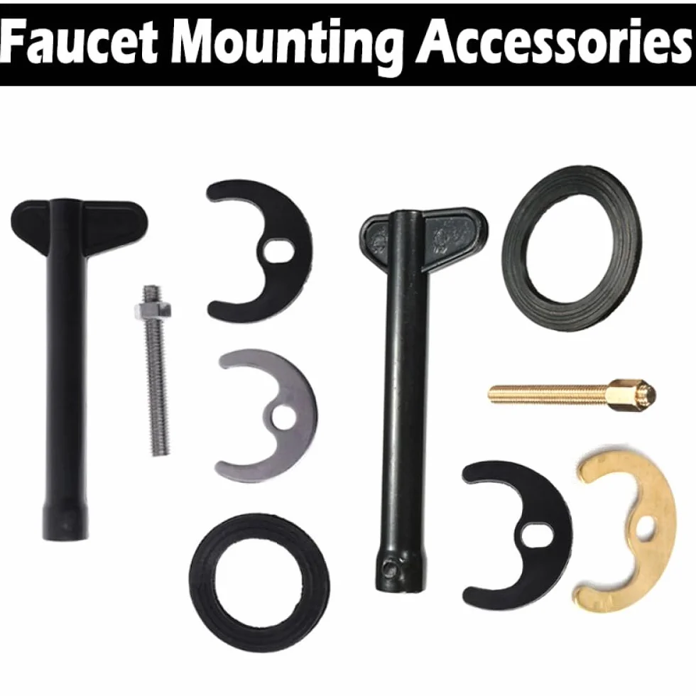 Kit de fijación para herramienta multiusos, kit de fijación para monomando de lavabo o fregadero, kit de montaje para grifo de cocina, herramienta para lavabo o fregadero de cocina (M10)