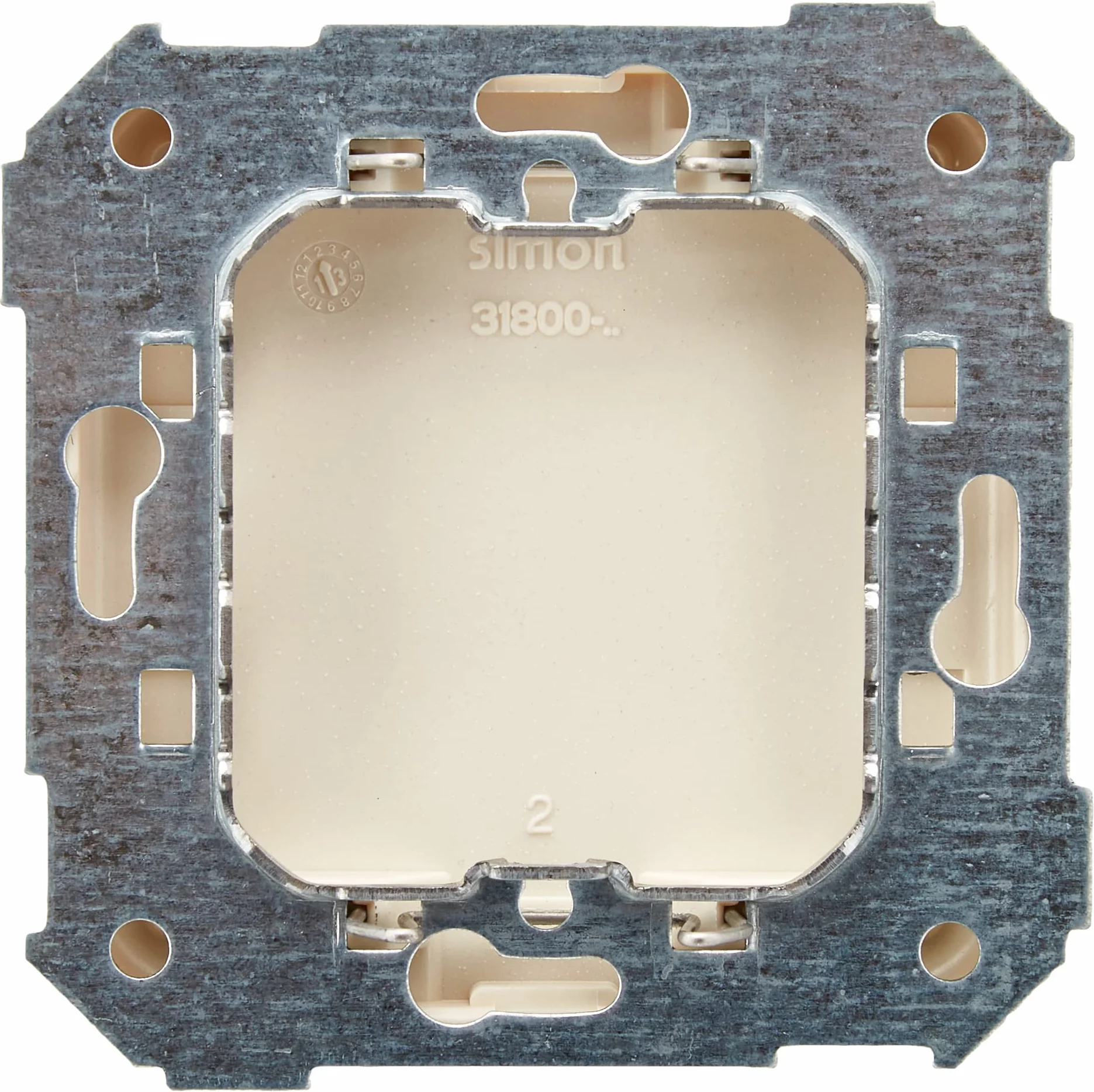 Simon 31800-31 placa de pared y cubierta de interruptor Marfil