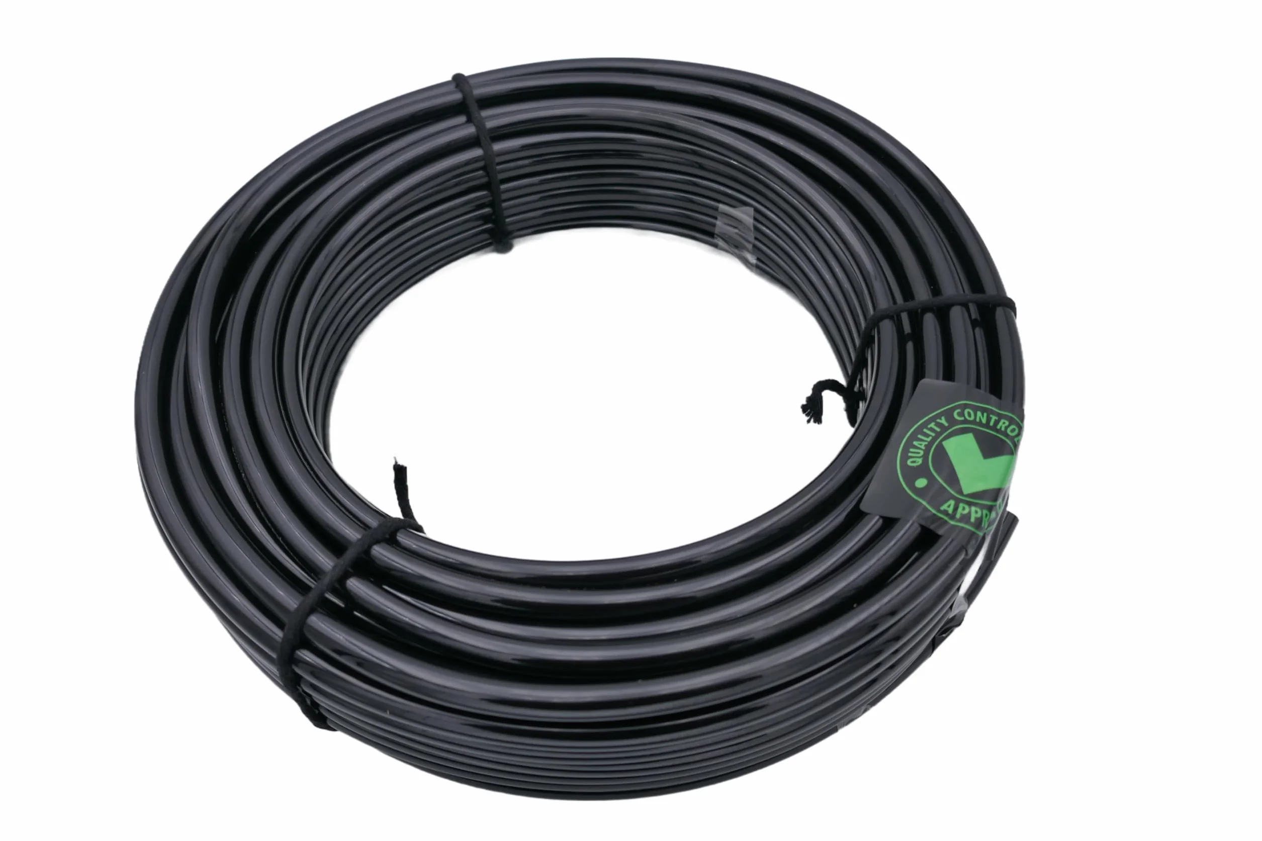 Manguera neumática de poliuretano de 8 mm para aire comprimido, 25 metros PUN 8 x 5 mm, color negro