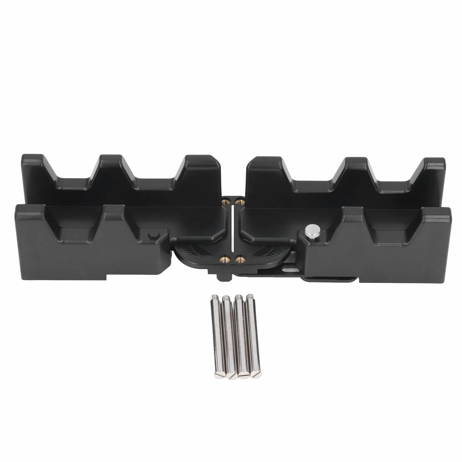 Herramienta de Corte de Inglete 2 en 1, Medición Precisa de Ángulos para Carpintería y Construcción, Plantilla de Corte Ajustable para Madera Metal y PVC for Profesionales y Bricolaje