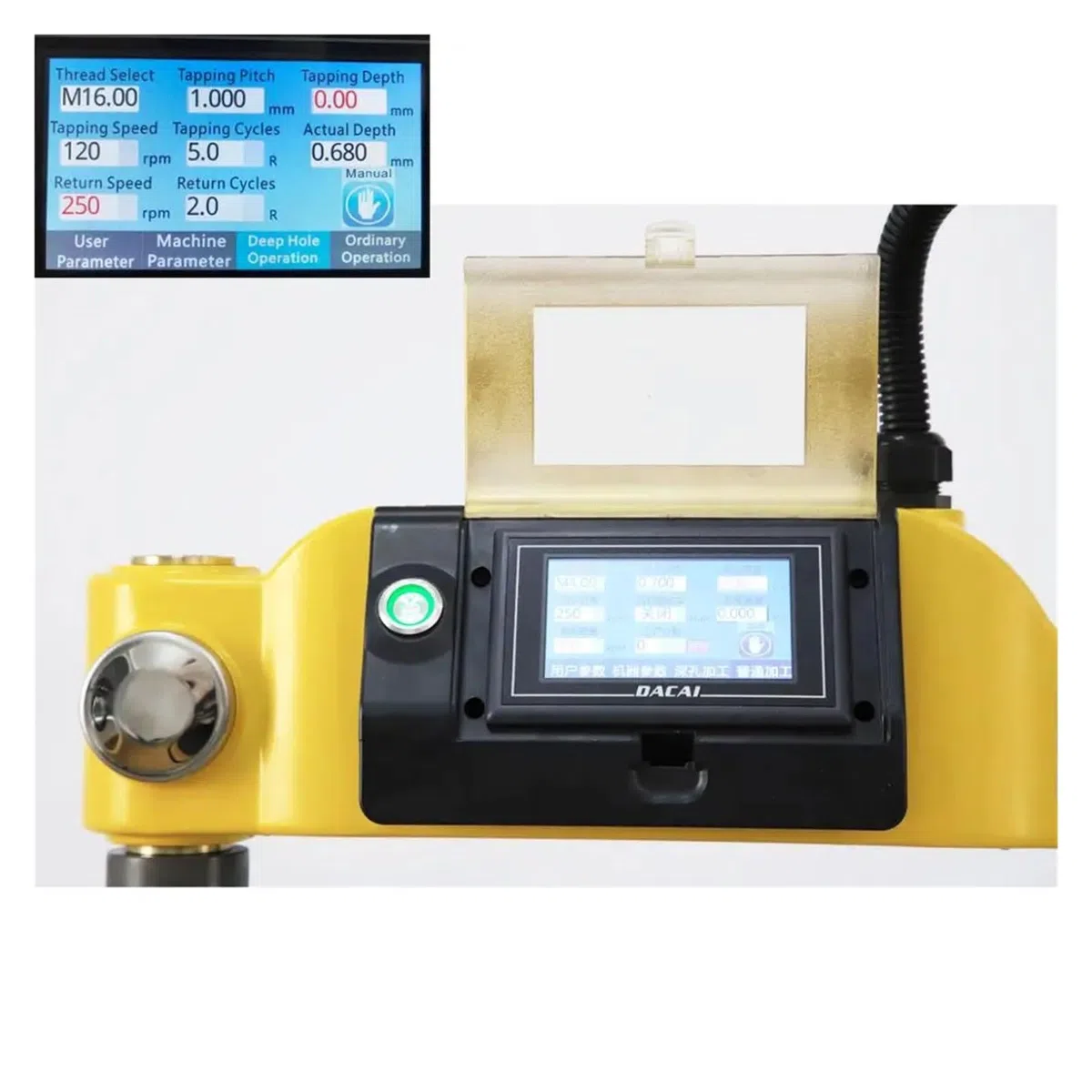 Máquina De Roscar Eléctrica Tipo Universal M3-M30 AlineacióN Precisa De Los Agujeros