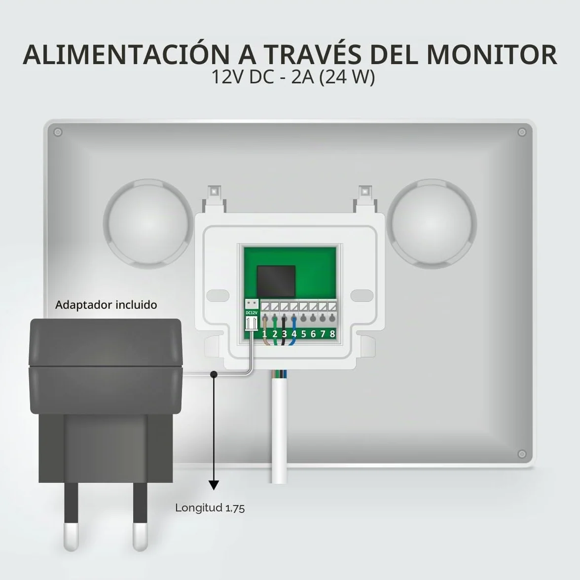 ELRO DV4000IP-2 Kit de Videoportero IP WiFi │ 2 Apartamentos │ Cámara 1080P Full HD con visión Nocturna │ Cable de 4 Hilos │ 16 Tonos de Llamada