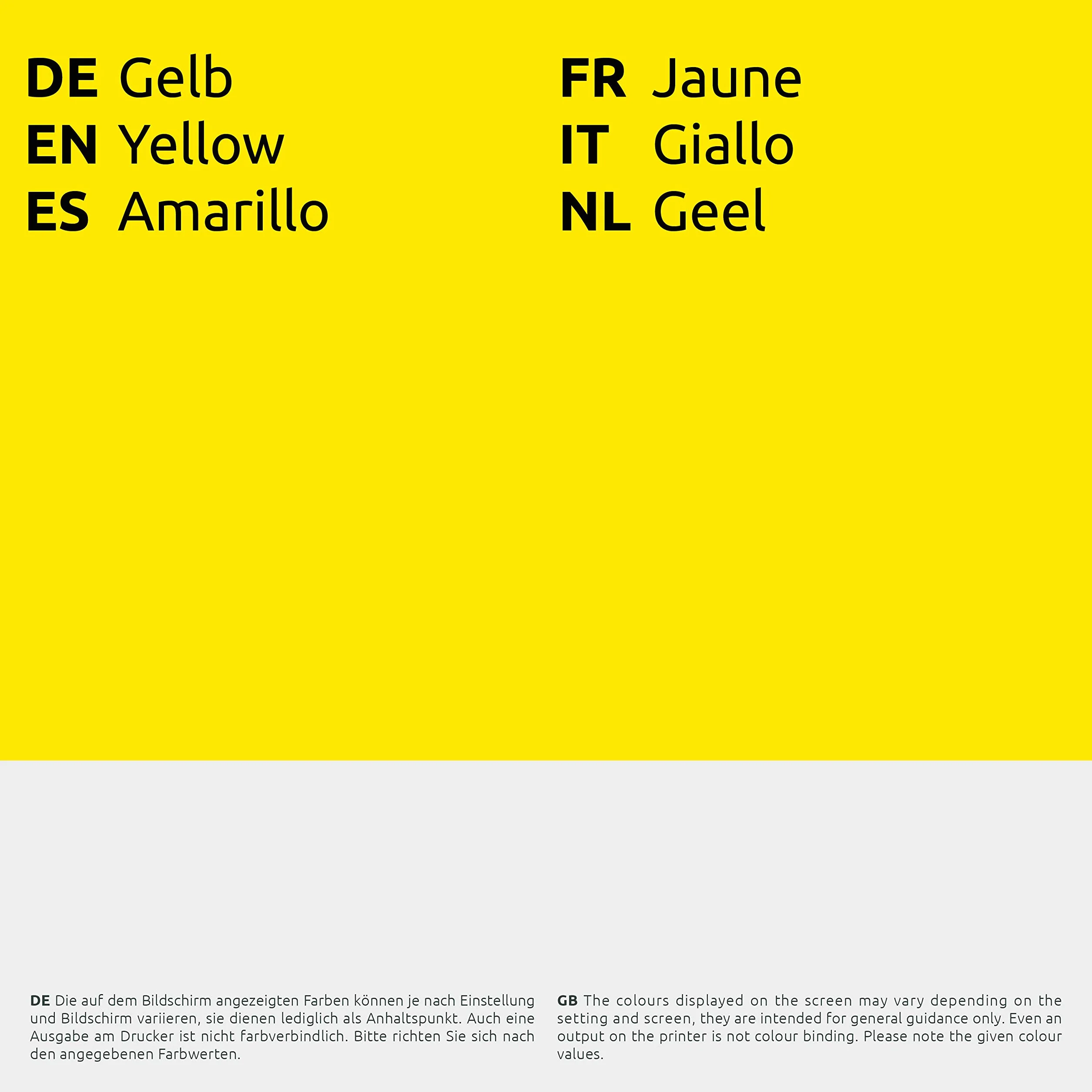 Pulseras de Seguridad 19 x 254 mm, Amarillo, Pack de 100