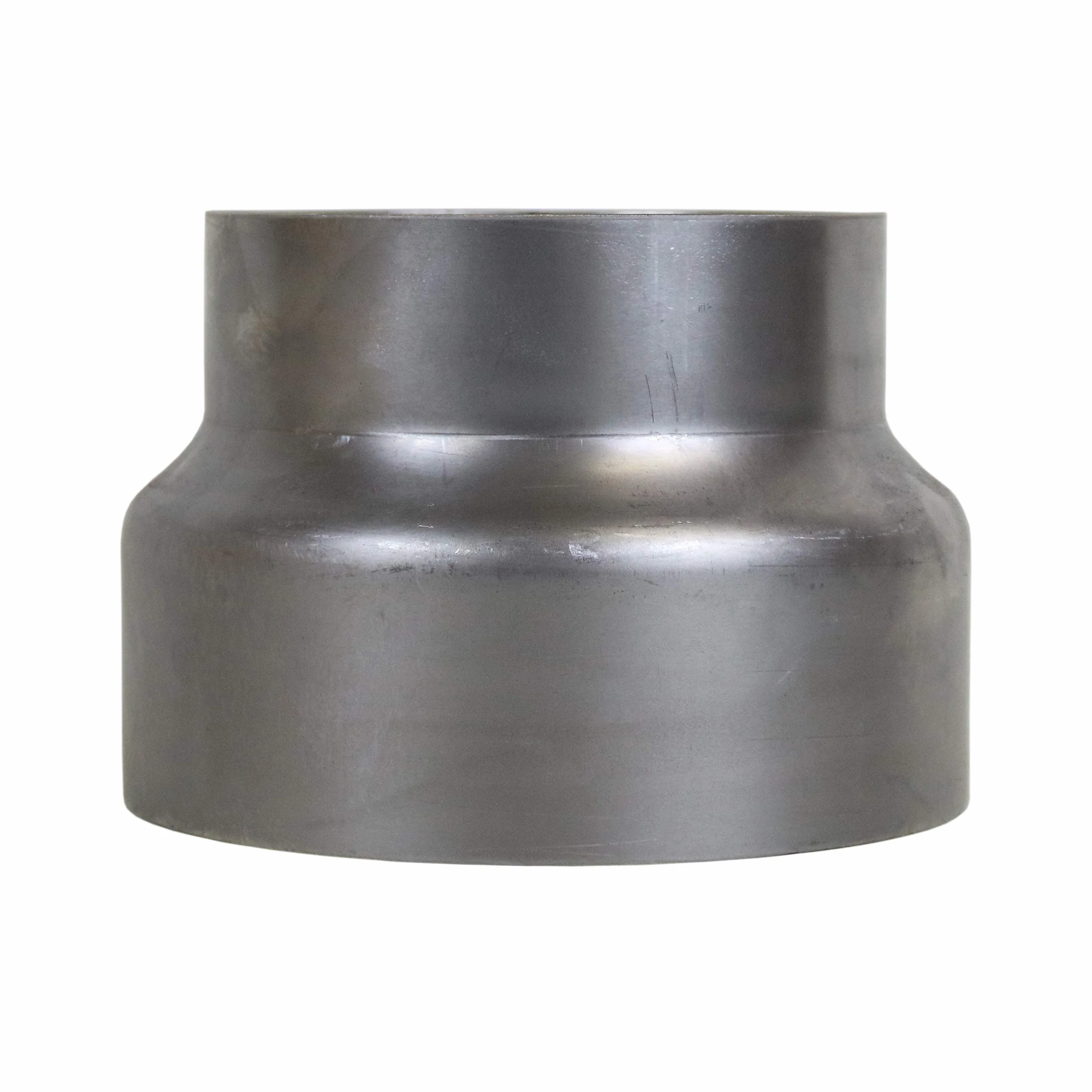 LANZZAS Reducción de tubo de humos de 180 mm de diámetro a 150 mm de diámetro, de acero sin barnizar