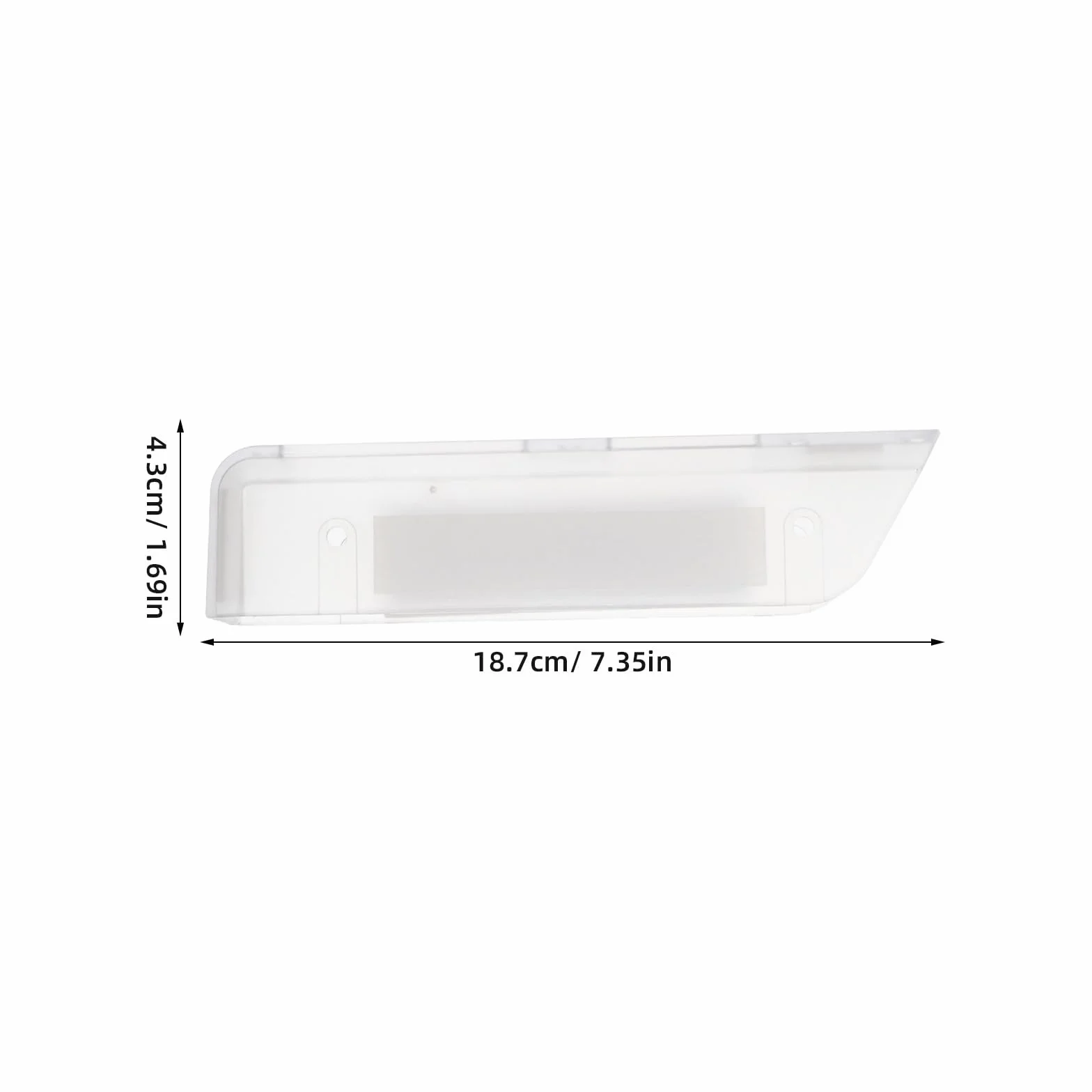 BETOOKY Soporte para Báscula de Pared, Organizador de Pared, 1 Par, Acrílico, Baño, Gimnasio, Ducha