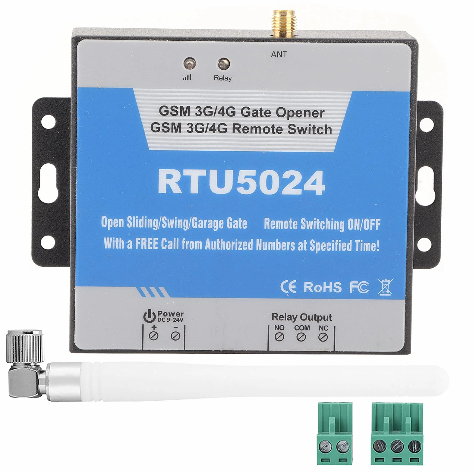 Abridor De Puerta GSM, Actualización RTU5024 Abridor De Puerta GSM Interruptor Remoto GSM Abridor De Puerta Con Interruptor De Relé, Controlador De Puerta De Entrada Móvil Control Remoto 3g/4g RTU5024