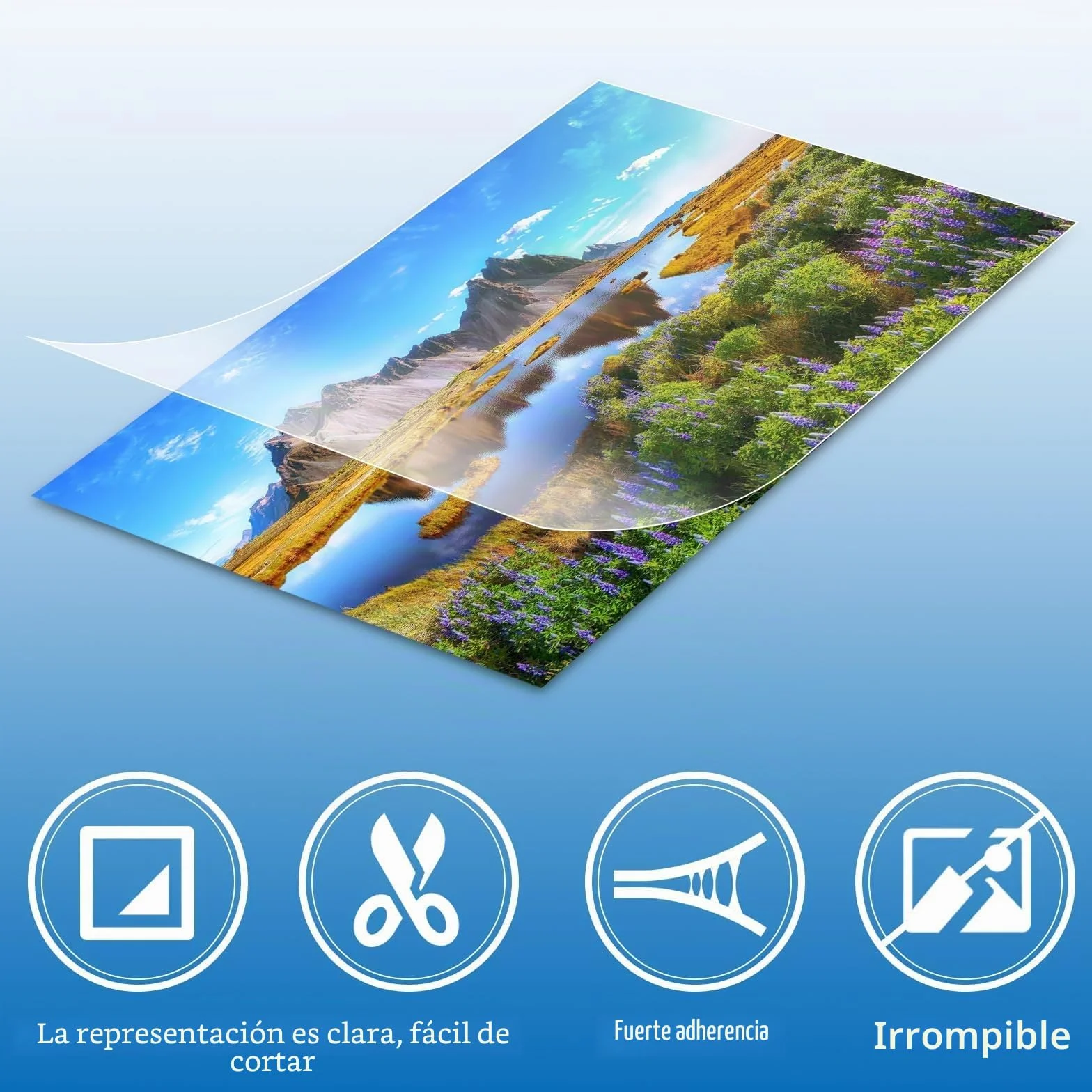 Mbsomnus 20 Piezas Láminas de Plastificar Autoadhesivas A4 Transparente 30x21.3cm para Fotos Tarjetas de Visita Sin Máquina