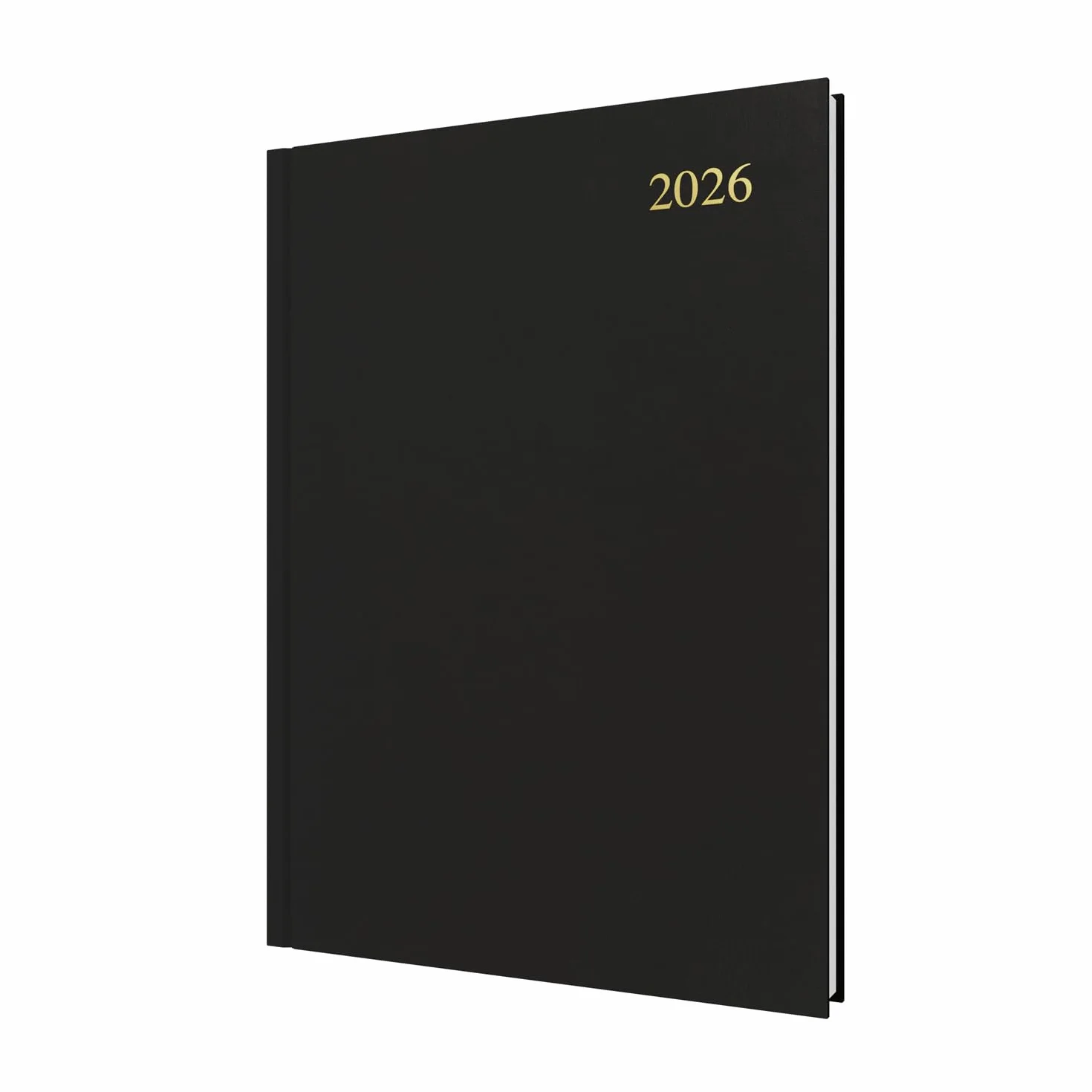 Collins Agenda anual 2026 de 12 meses día a página tapa dura A4 negro