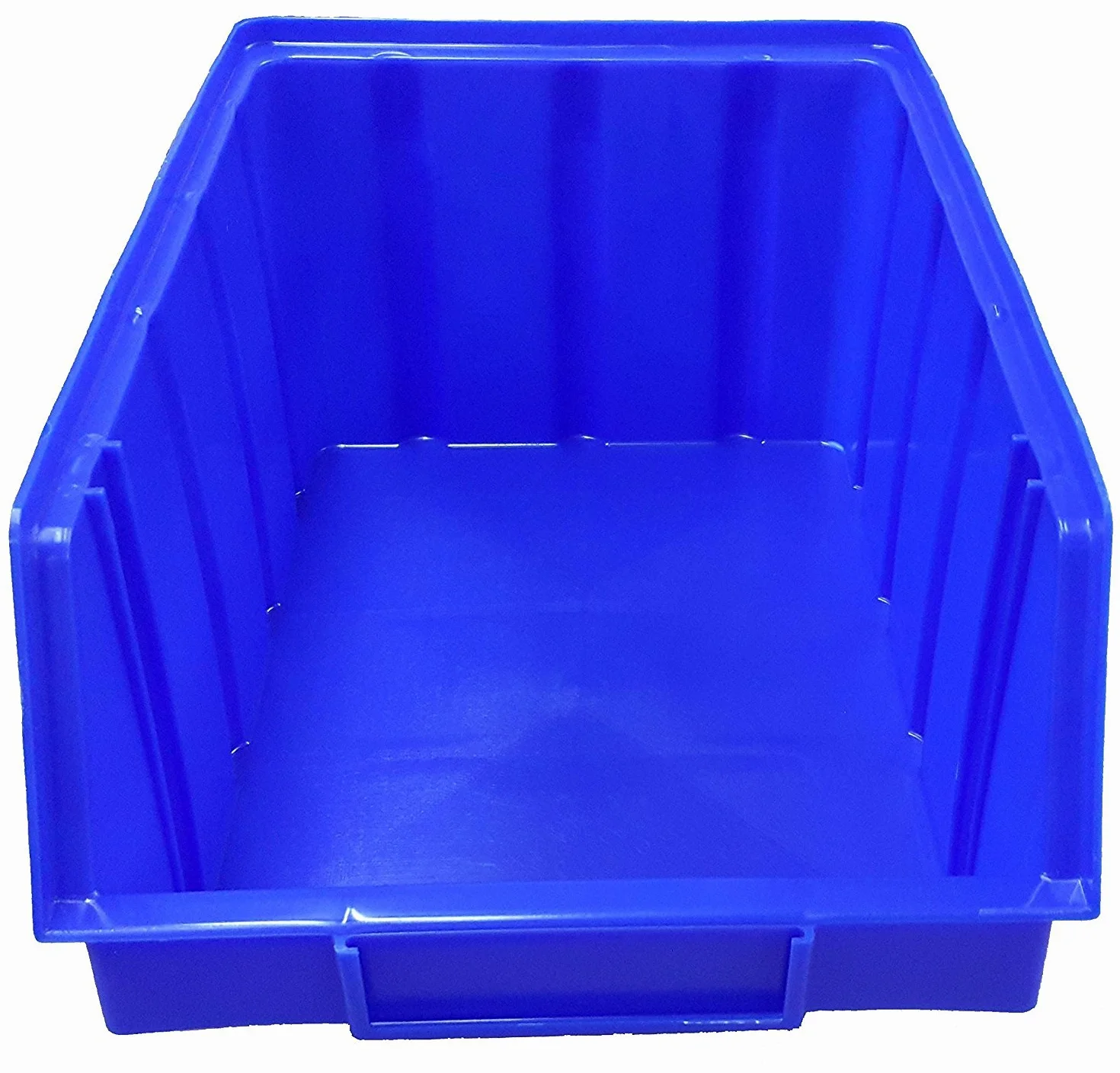 15 unidades Cajas – Azul – Tamaño 4 (222 x 340 x 157 mm) – Apilable/Visión estante de caja/caja/caja de almacenamiento