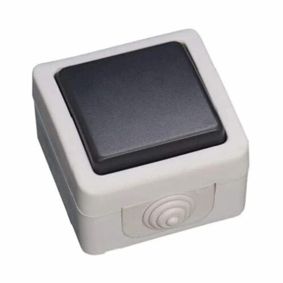 Evila - Pulsador estanco ip44 10a 250v