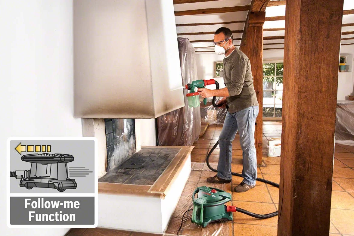 Bosch Sistema de pulverización de Pintura, Verde, 1200 W