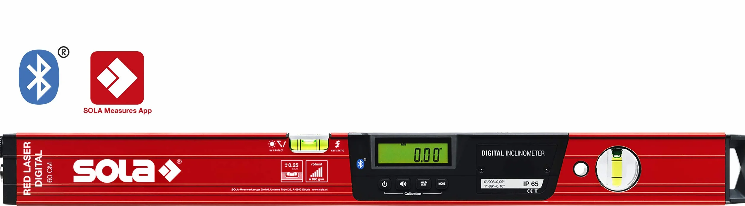 SOLA-RED60 LASER DIGITAL inclinom.+punt.(71051001)