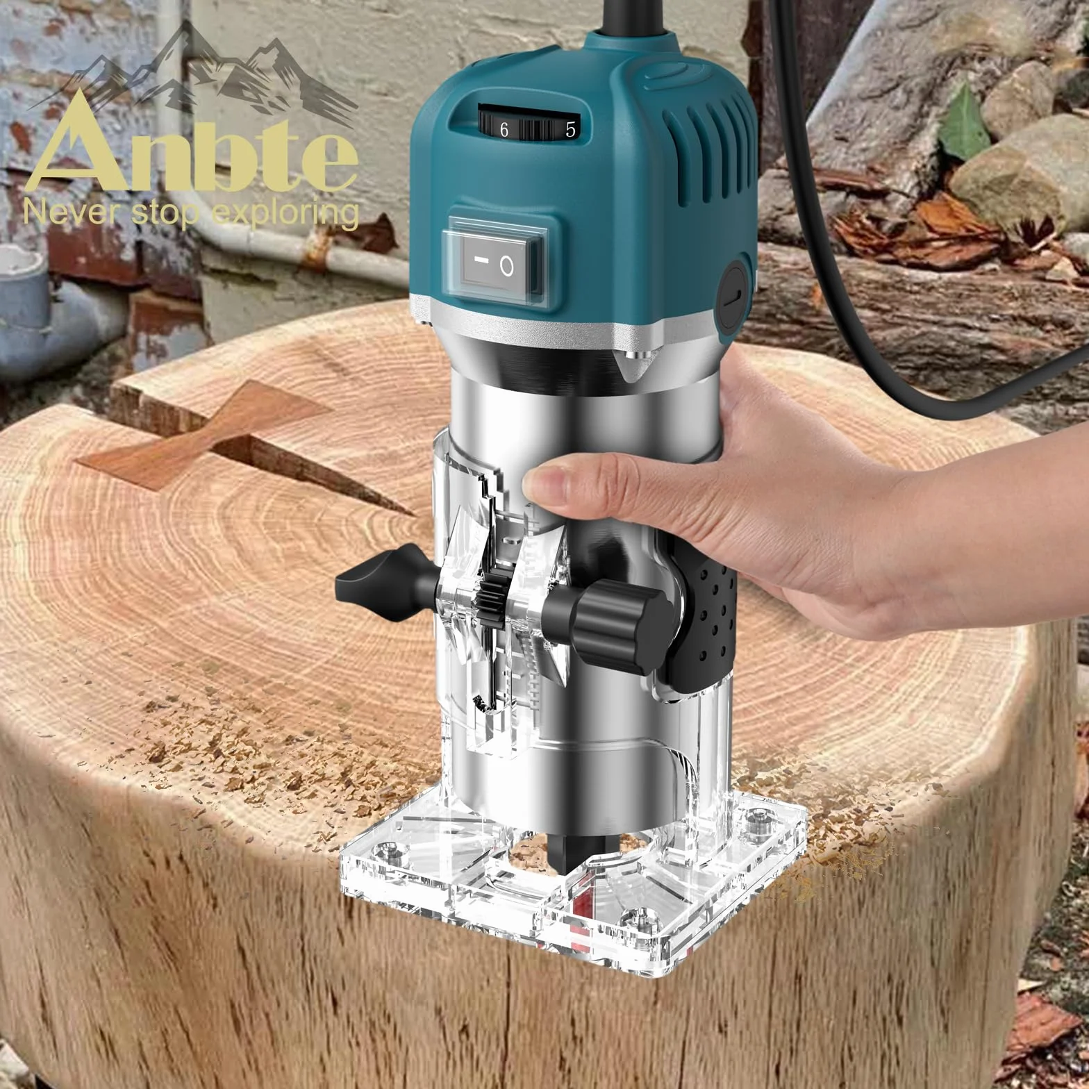Anbte Fresadora de Madera 800W
