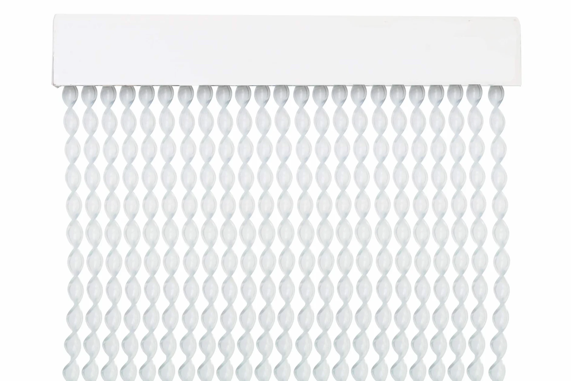 MERCURY TEXTIL Cortina para Puerta Tiras PVC 200x90cm，Cortina para Puerta Exterior，10 Color (Transparente R9)