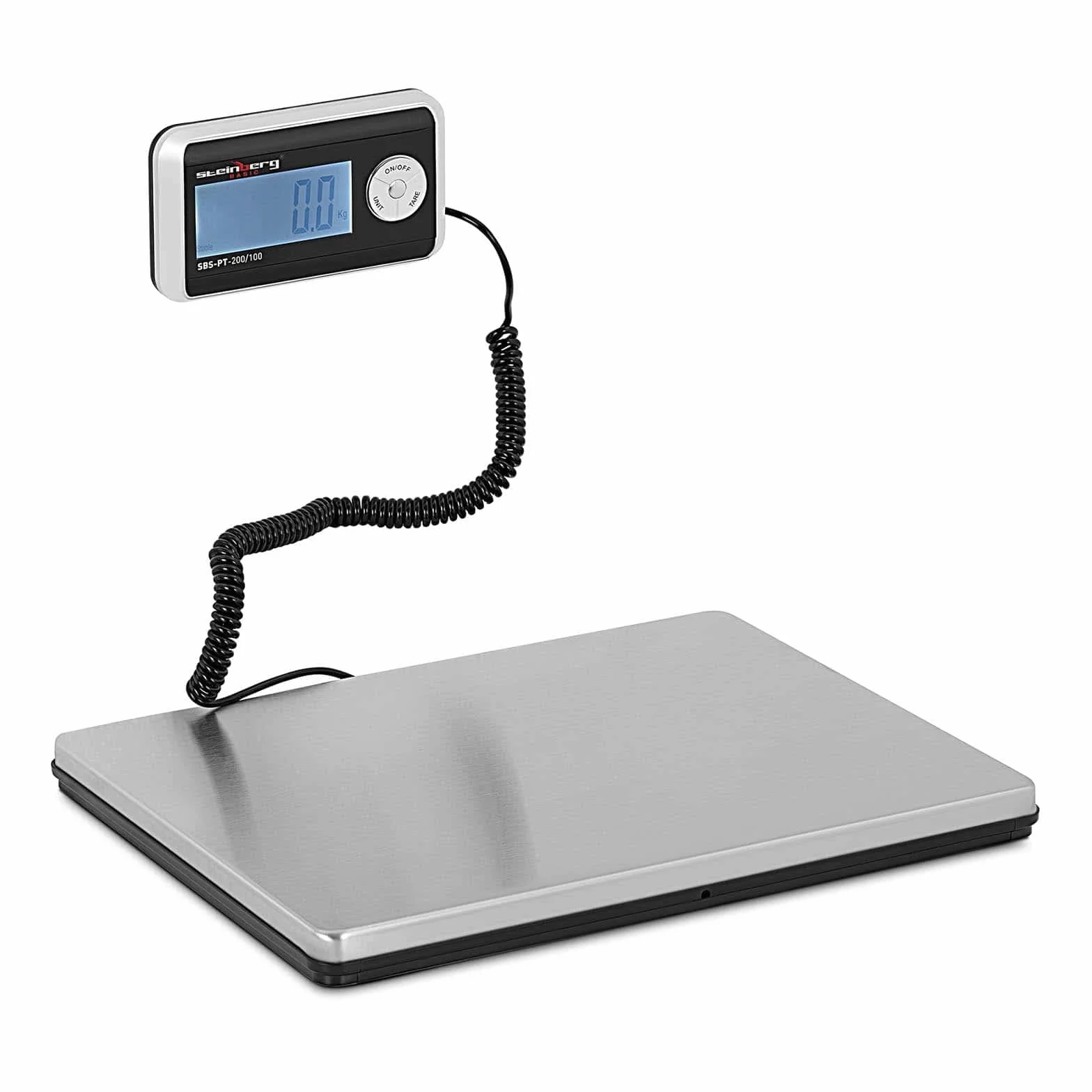 Steinberg BASIC SBS-PT-200/100 Báscula para paquetería digital 200 kg 100 g LCD externo