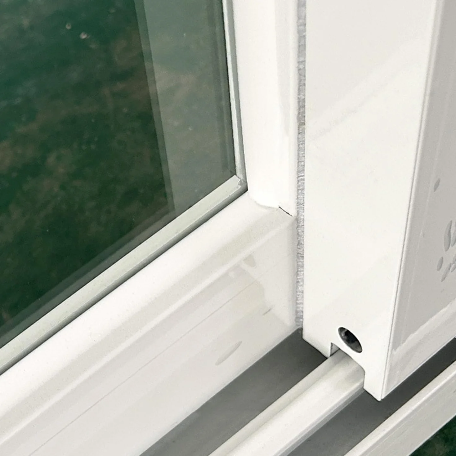 Ventanas correderas, Ventanas correderas, persianas insonorizadas para baño cafetería, Fabricadas en Vidrio Templado,Blanca,100x60CM