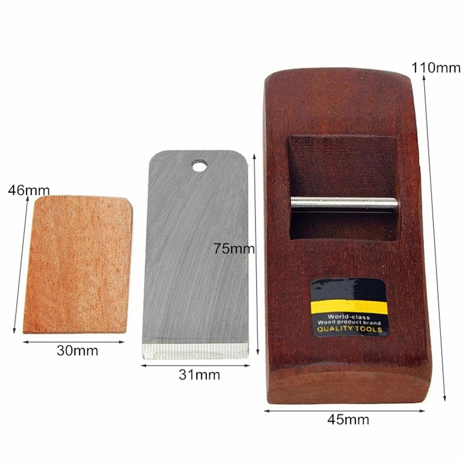 Generic Cepillo de Carpintero para Trabajar La Madera, Accesorios para Superficies, Cepillo de Banco, Recorte