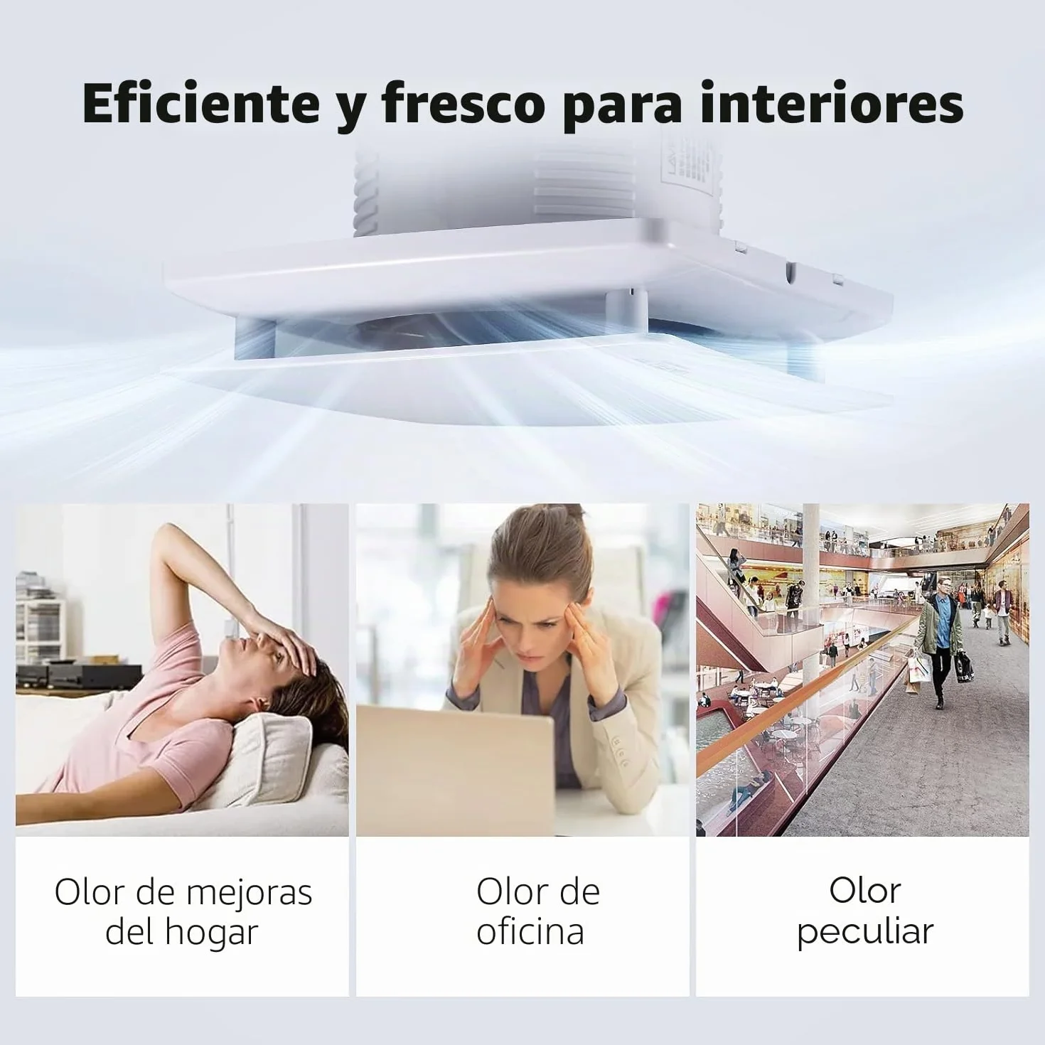 Extractor de Baño Silencioso 34 dB 100mm 95m³/h IPX4