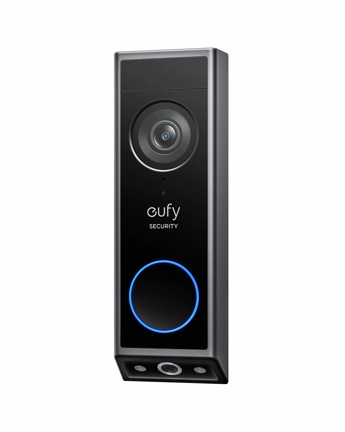 eufy Security Video Doorbell E340, Cámara Doble 2K Full HD, Visión Nocturna a Color, Almacenamiento Local 128 GB, Sin Cuotas
