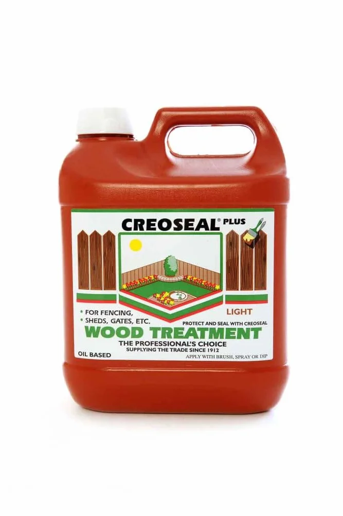 Creoseal - Tratamiento para madera (4 l), color marrón claro