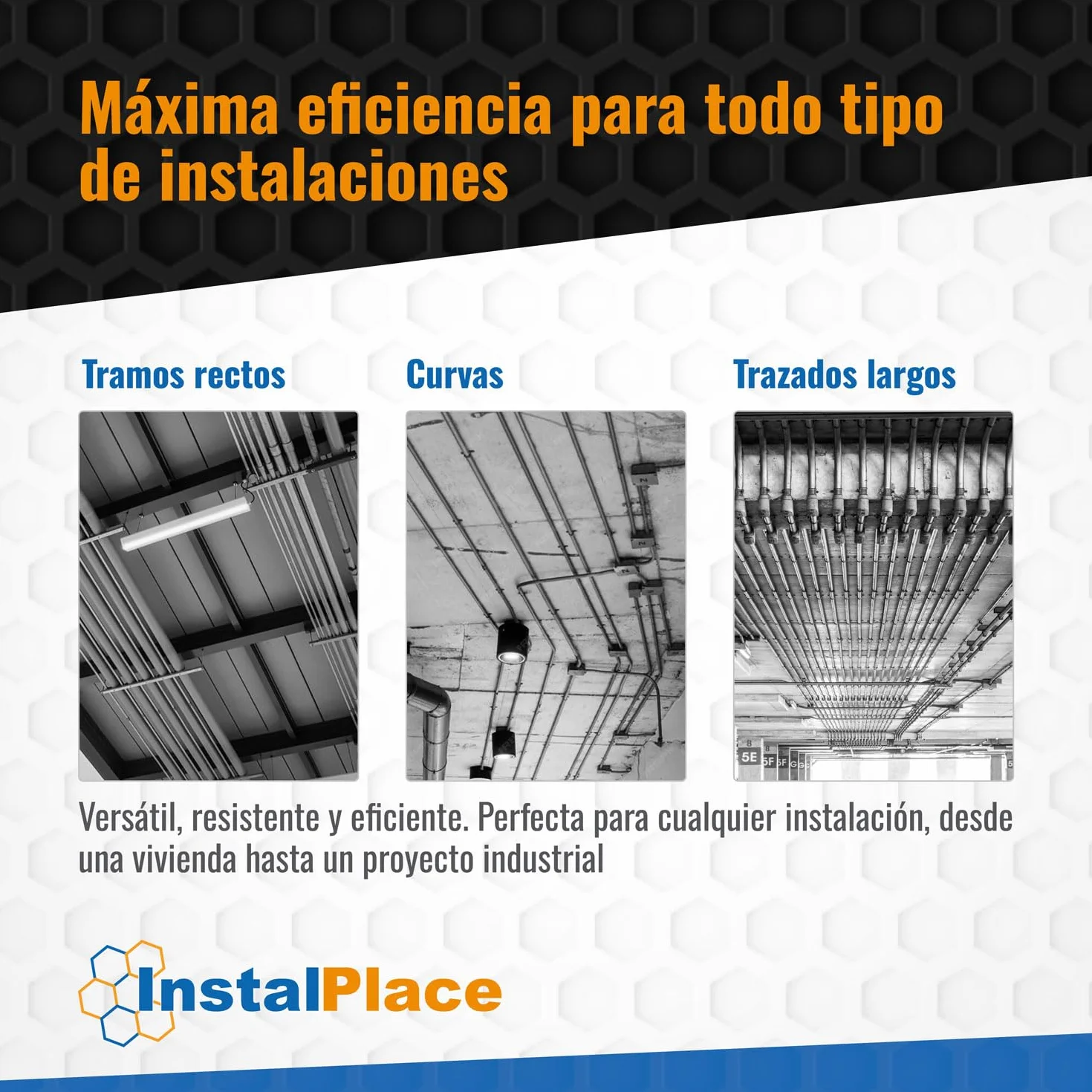 Pack Guía Pasacables Trenzada Monofilamento 15m Ø 3mm + Lubricante 1L, Alta Resistencia, Gran Alcance, Baja Fricción, Alta Flexibilidad
