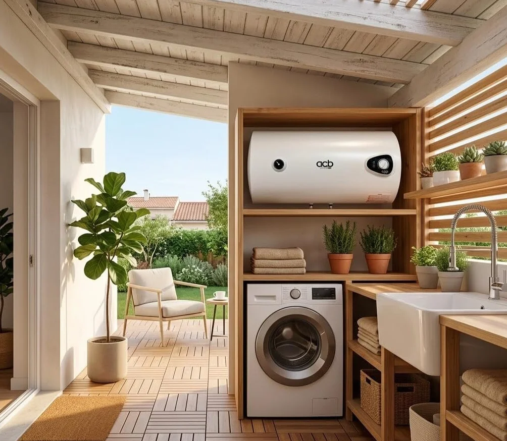 Termo Eléctrico De Agua Horizontal 100 Litros Acb