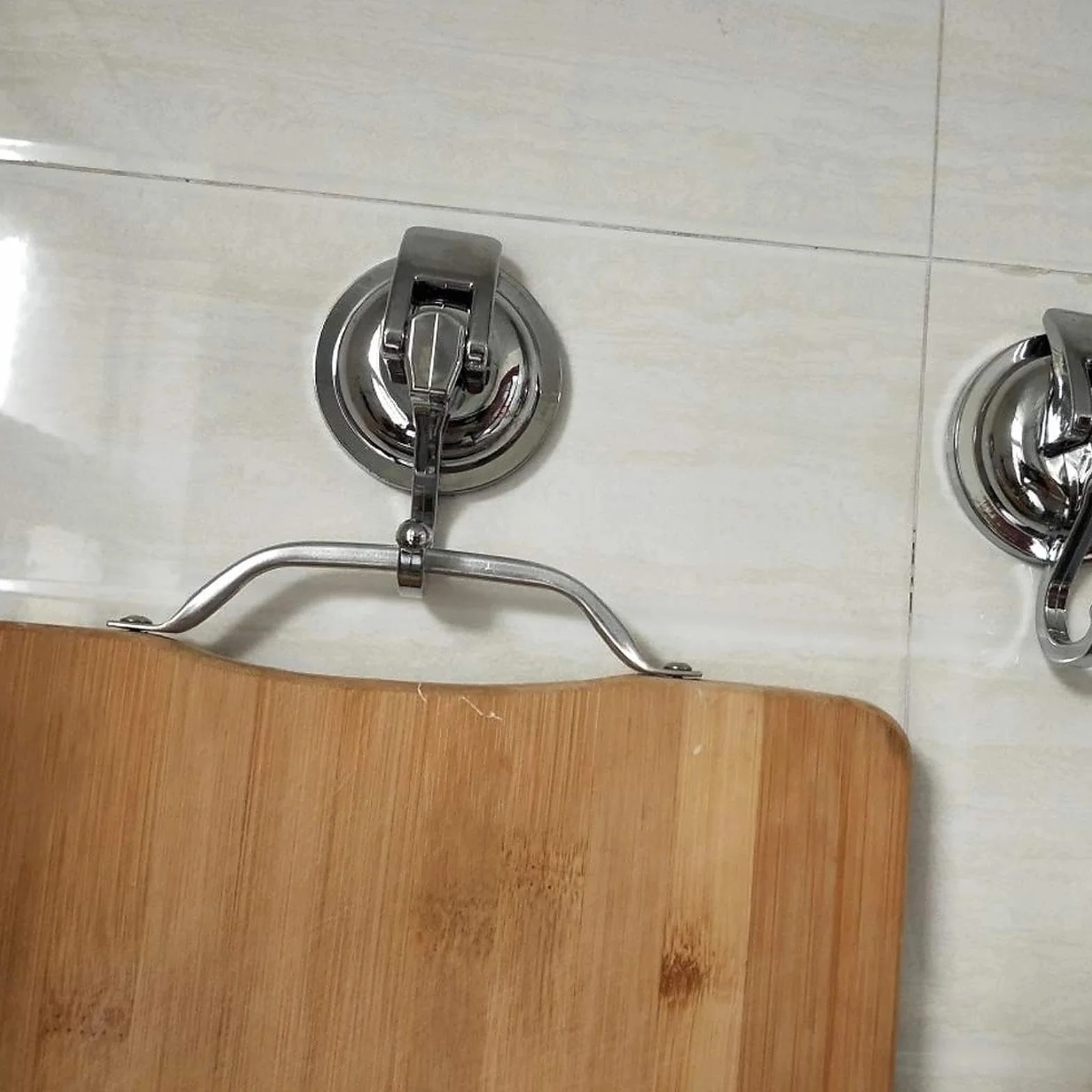 2 Piezas Ganchos Ventosa de Vacio Fuerte Sin Agujeros Ganchos de Succión Plástico Pared Ganchos Colgador Ventosas para Colgar Toallas Cocina Baño Ducha Puerta Ventana