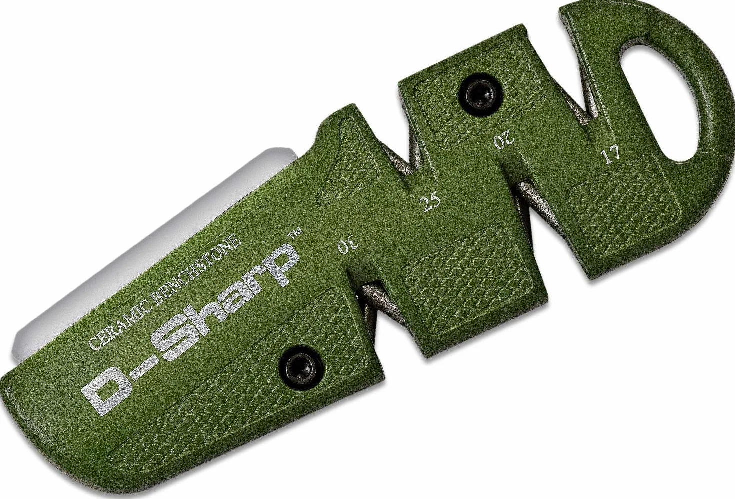 Lansky D-SHARP - Afilador de cuchillos (diamante, cuadrado), color verde