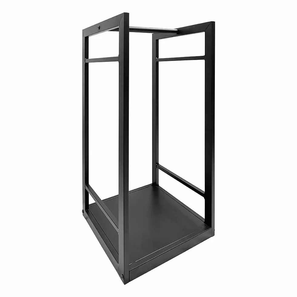 Blendend Soporte para leña 33x33x68 cm, resistente y práctico, ideal para almacenar y organizar leña en exteriores o interiores.