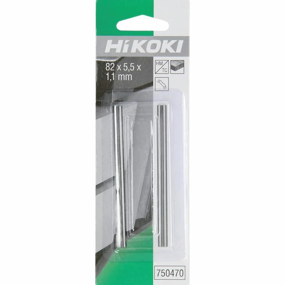 Hikoki Cuchillas para cepillo 82MM 2 piezas desechables
