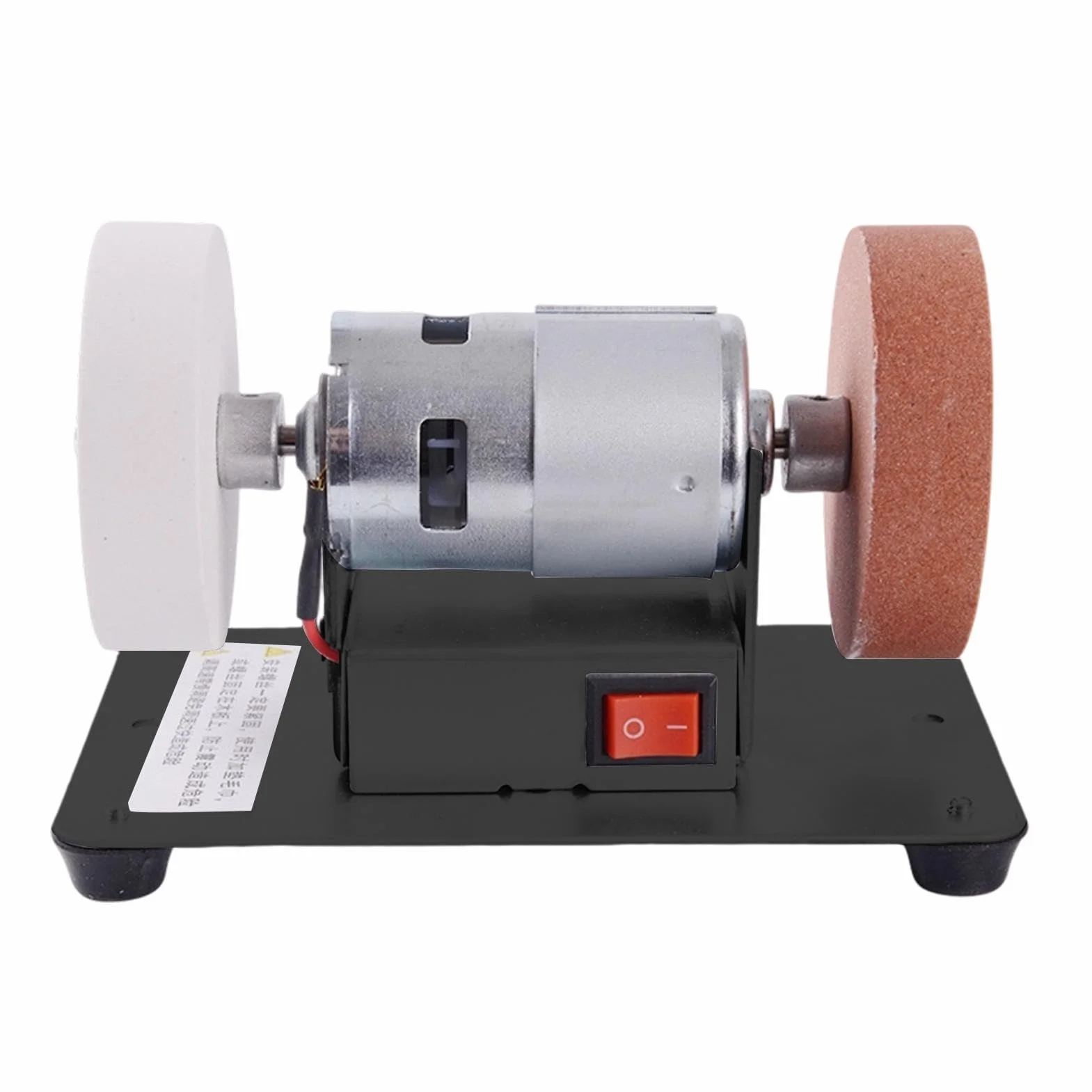 Amoladora de mesa | Mini 100W silenciosa disco 7 cm - Pequeña herramienta afiladora y amoladora - Para Metal Madera DIY Artesanía y Joyería Pulido y Esmerilado Taller Doméstico