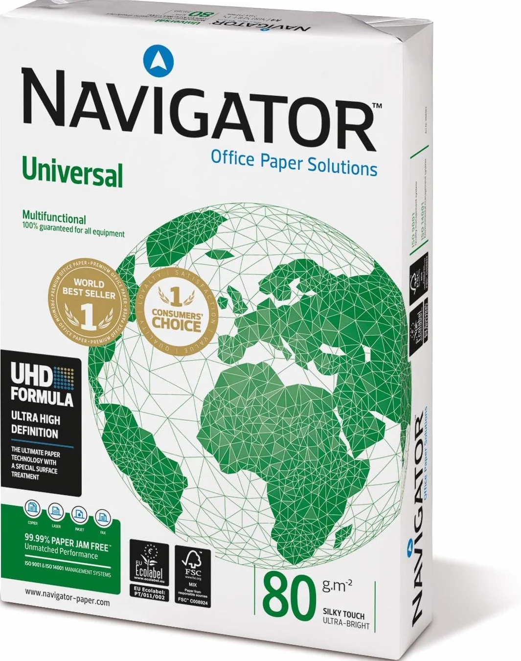Navigator Universal Papel multiusos A4 80gr 500 hojas
