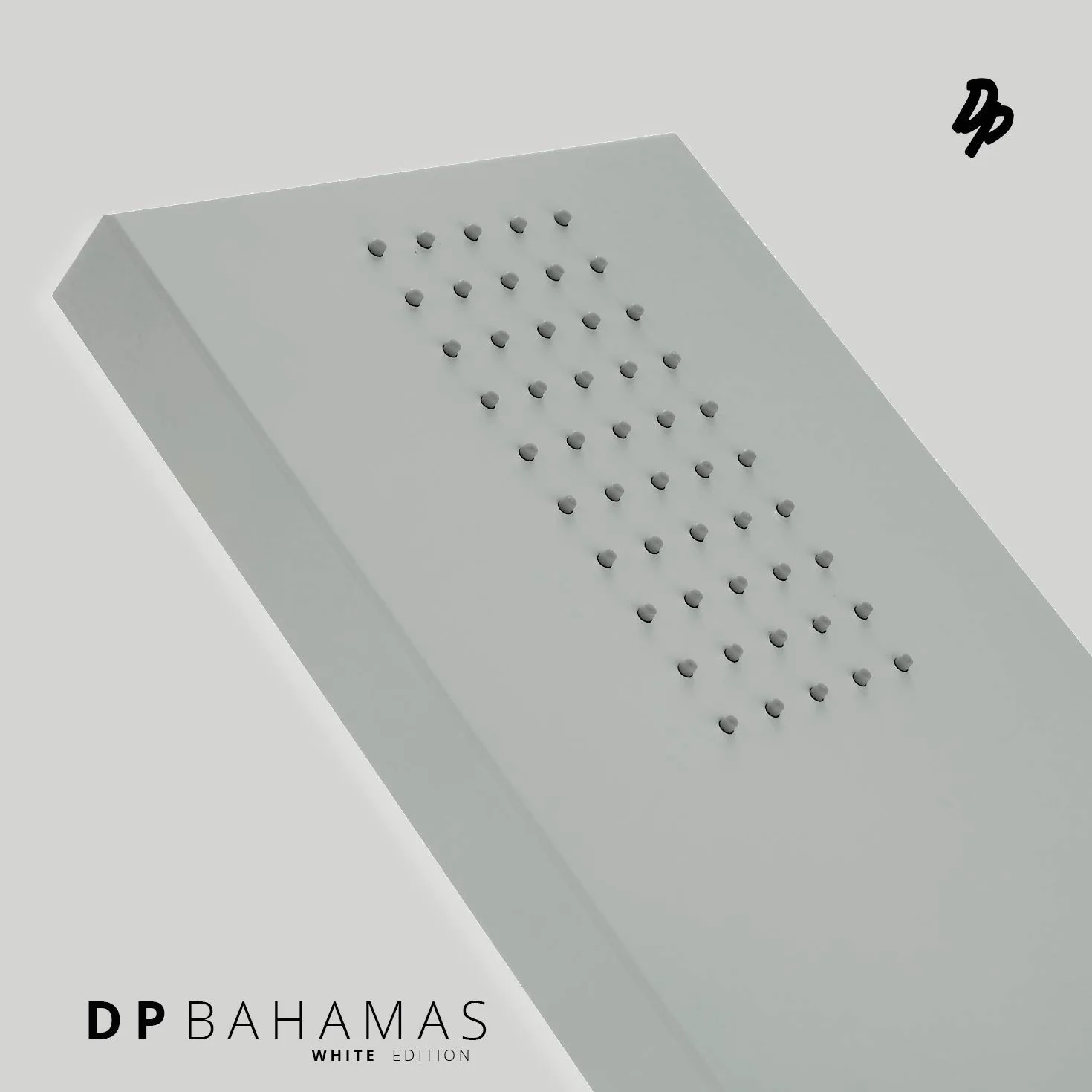 DP Grifería Bahamas - Columna de hidromasaje en aluminio, Blanco