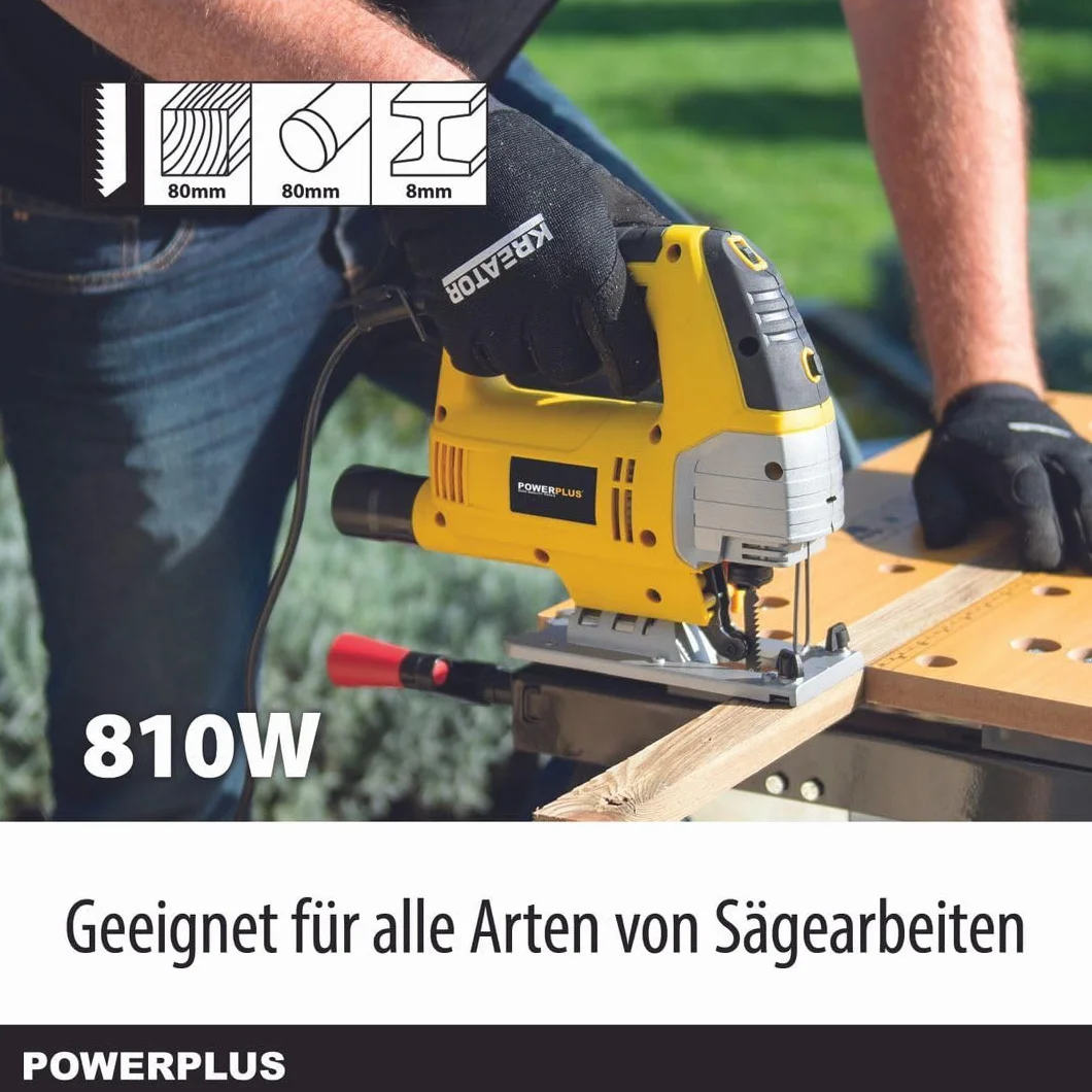 Powerplus POWX0361 - Sierra de vaivén 810w