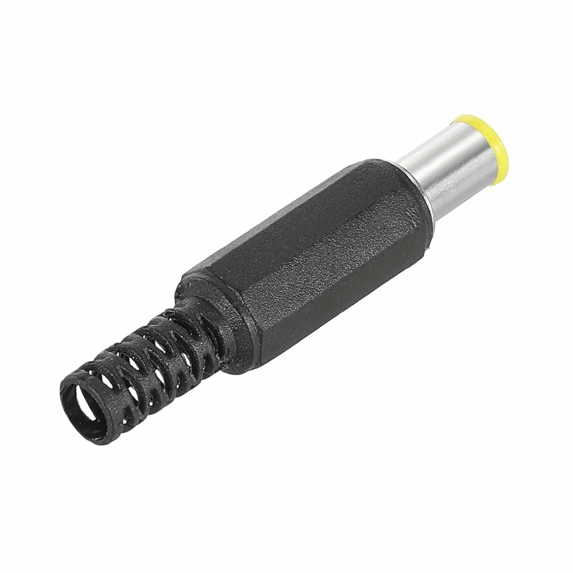 Conector macho CC de 6,0 x 4,4 mm, conector de soldadura macho de 6,0 mm x 4,4 mm, enchufe de alimentación CC, adaptador de conector de barril DIY
